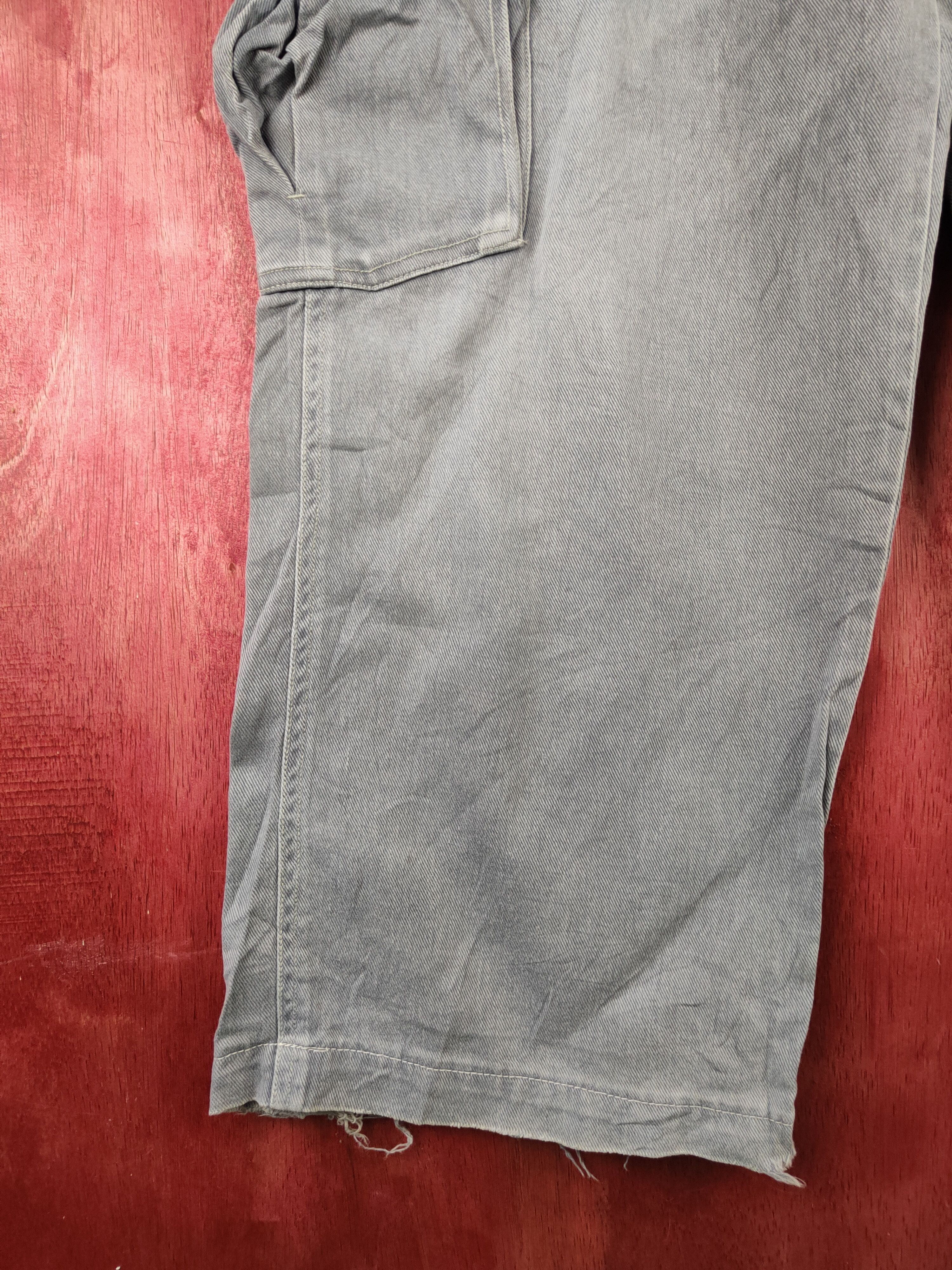 Japanese Brand Raton Laveur Blue Faded Distressed Cargo Pants N#S006 Size US 40 / EU 56 - 4 Thumbnail