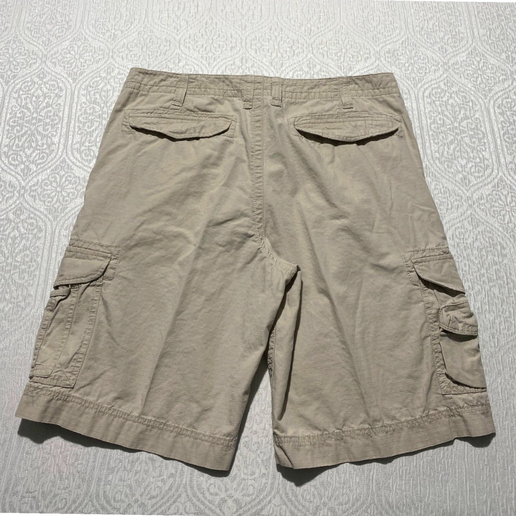 Alife Sonoma Life + Style Mens 38 Khaki Tan Ripstop Cotton Cargo Shorts Size US 38 / EU 54 - 2 Thumbnail