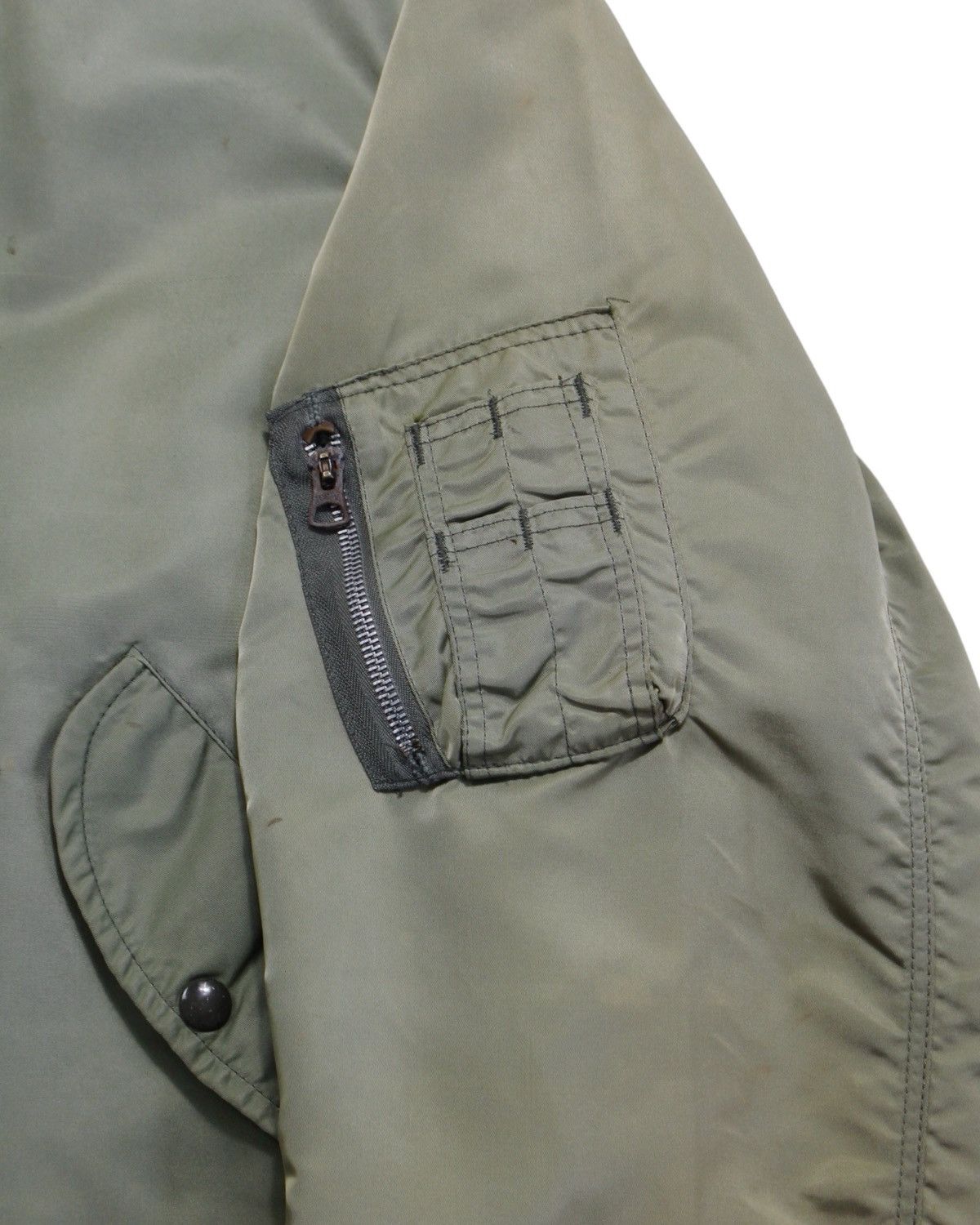 Vintage 1990S USA MADE MA-1 BOMBER JACKET Size US L / EU 52-54 / 3 - 7 Thumbnail