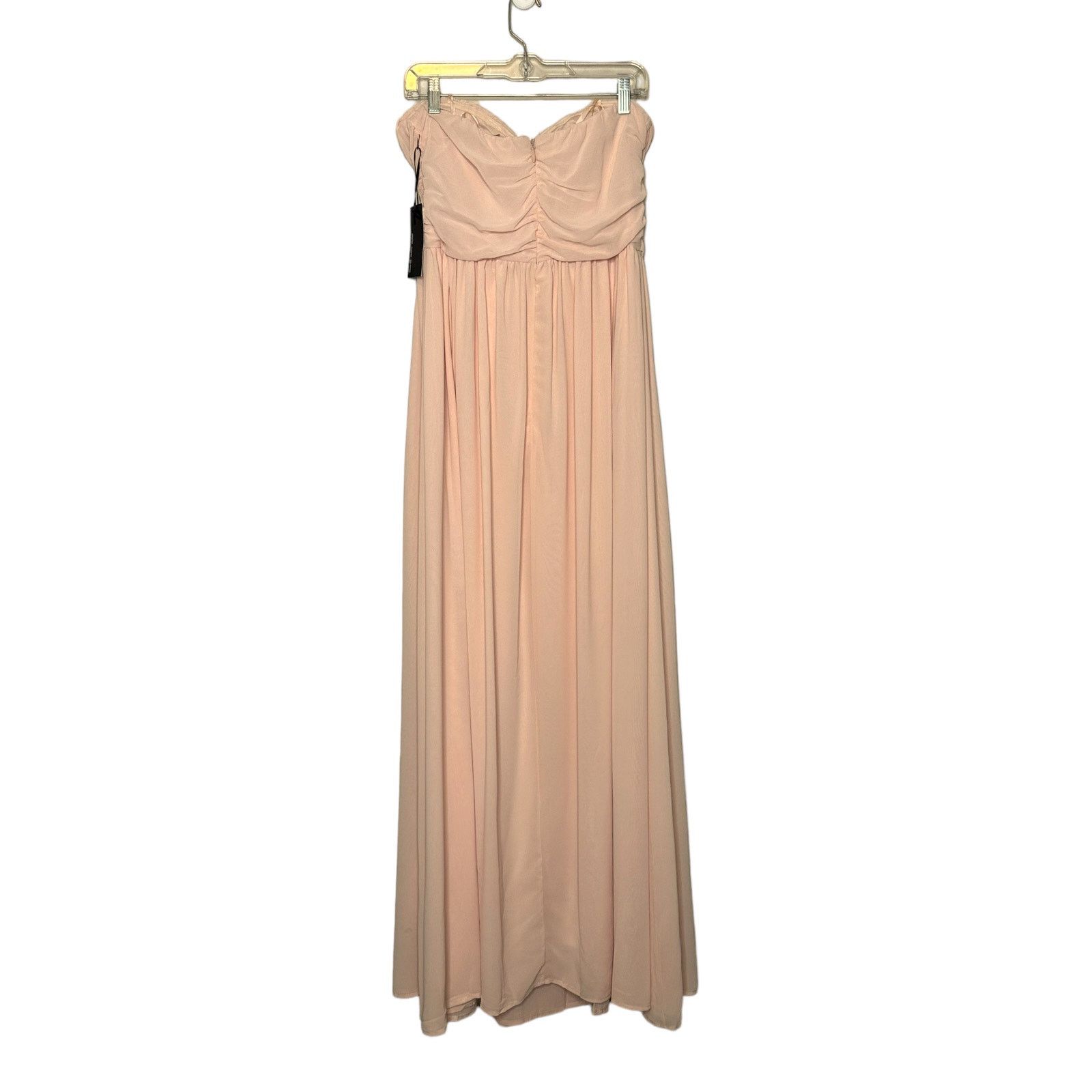 Lululemon Lulu's Moonlight Serenade Pink Strapless Maxi Dress size XL Size XL / US 12-14 / IT 48-50 - 8 Thumbnail