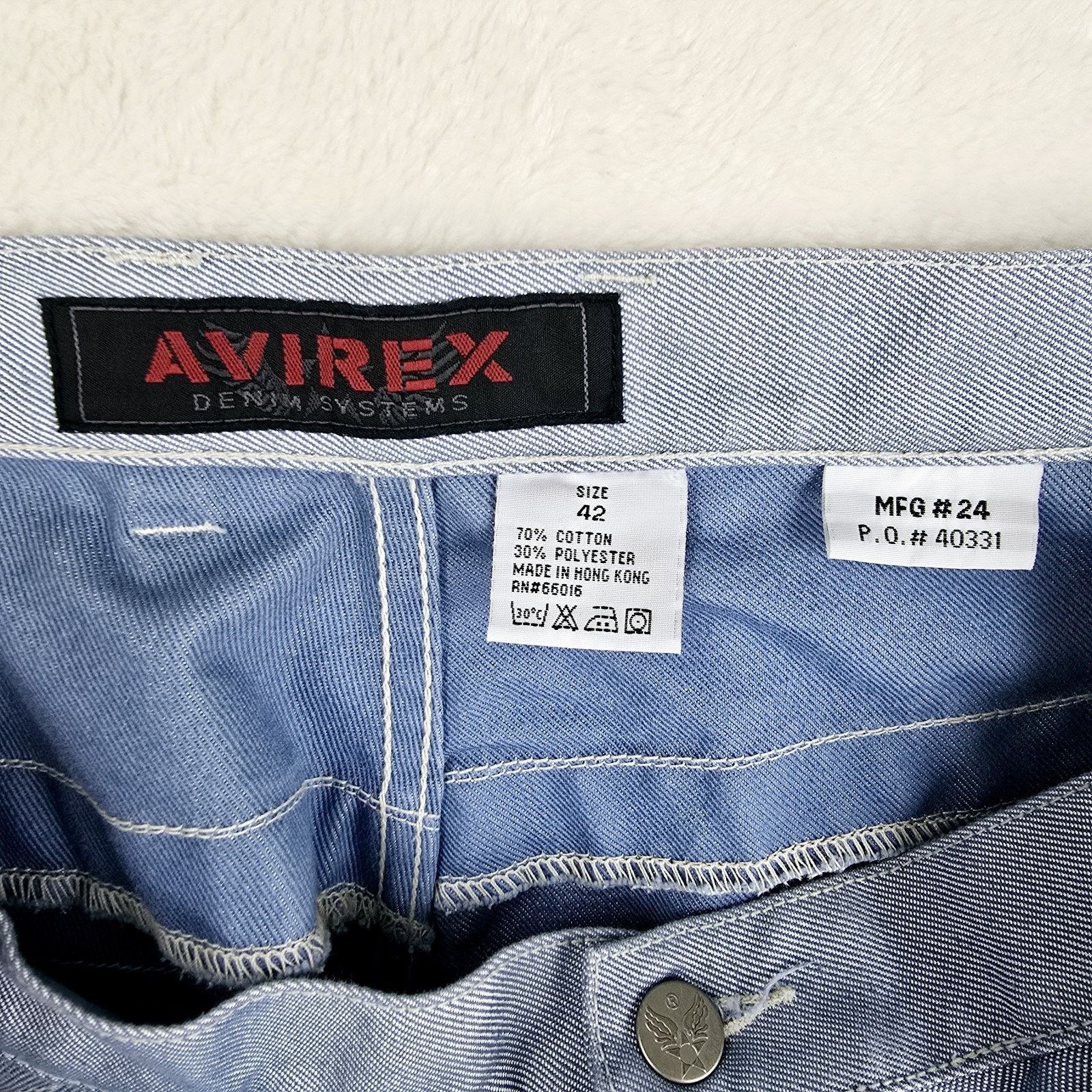 Avirex Vintage Avirex Jeans 31x32 Y2K Baggy Skater Hip Hop Grunge Size US 31 - 6 Thumbnail