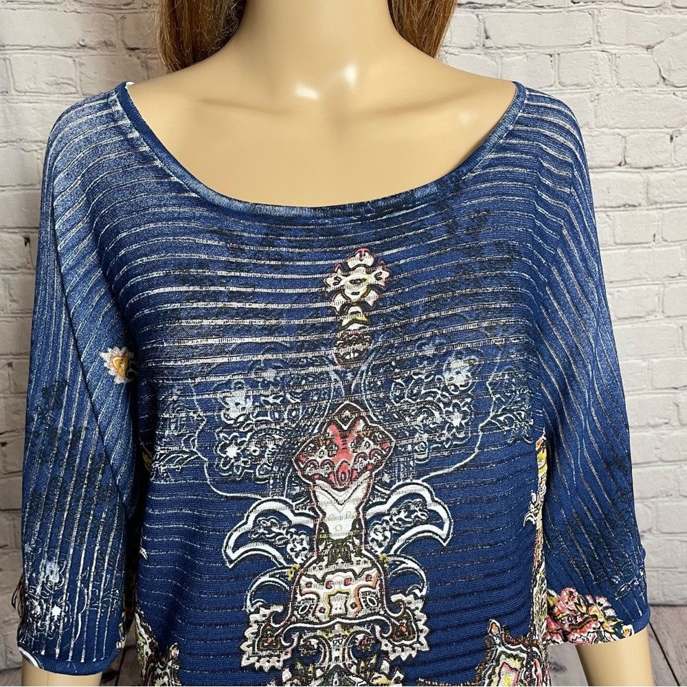 Other New Alberto Makali Knit Short Sleeve Top Size XL Size XL / US 12-14 / IT 48-50 - 3 Thumbnail