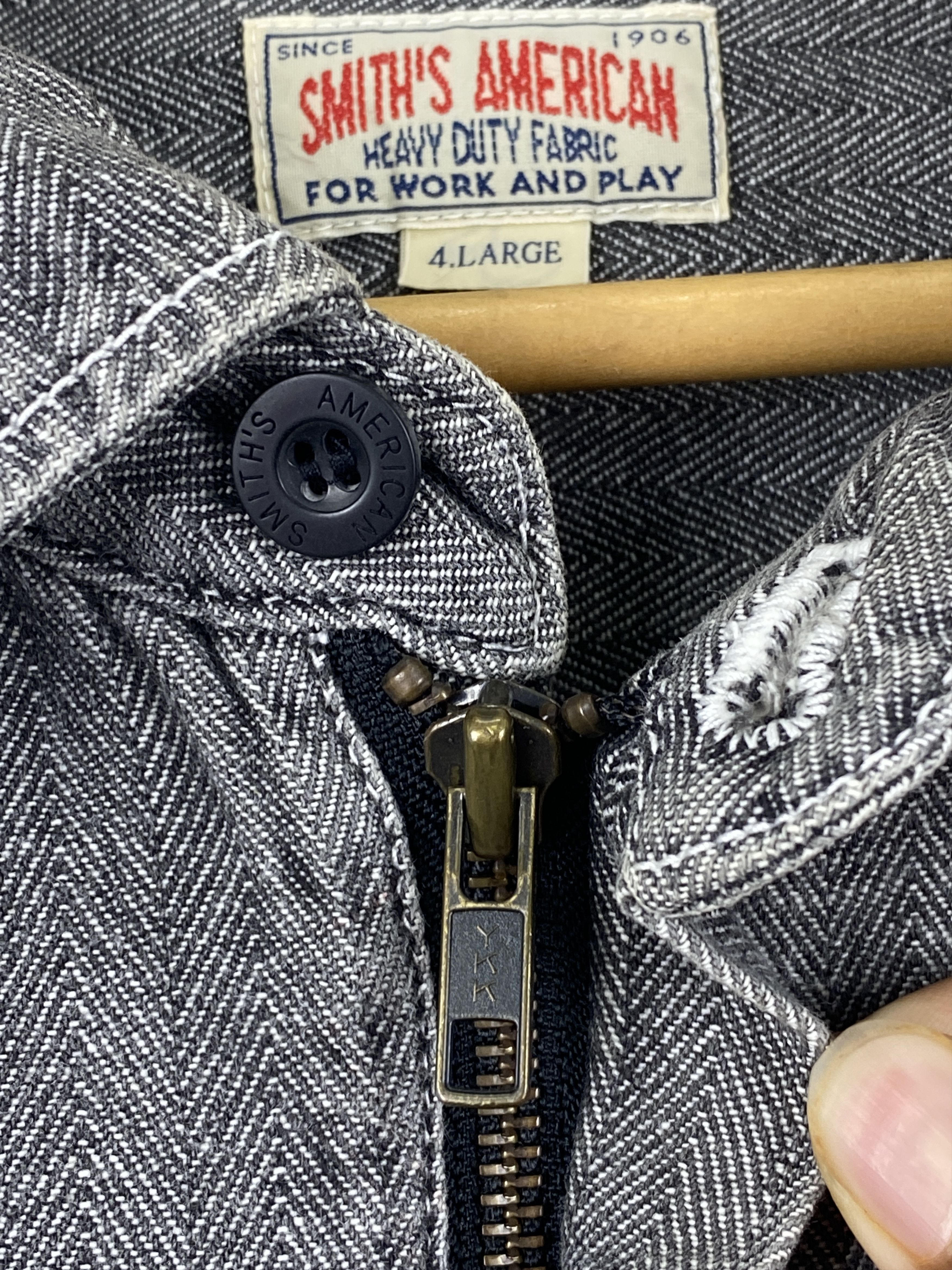 Smith's American Vintage Smiths American Denim Oversized Worker Jacket J1985 Size US XXL / EU 58 / 5 - 8 Thumbnail