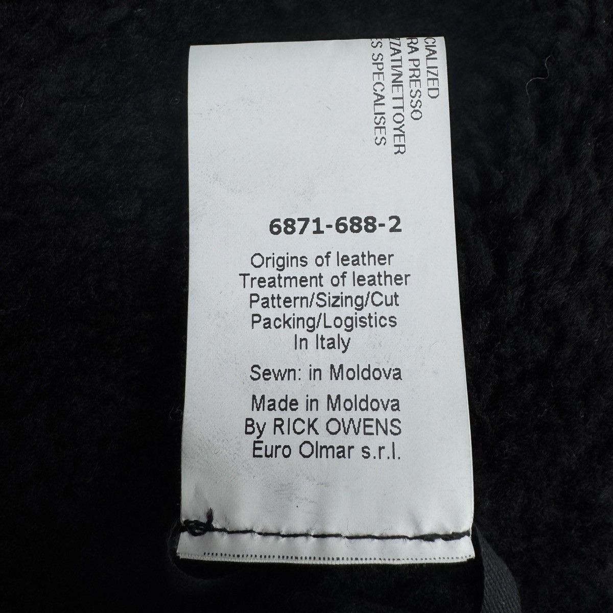 Rick Owens Rick Owens Mastodon FW16 shearling Size US M / EU 48-50 / 2 - 9 Thumbnail