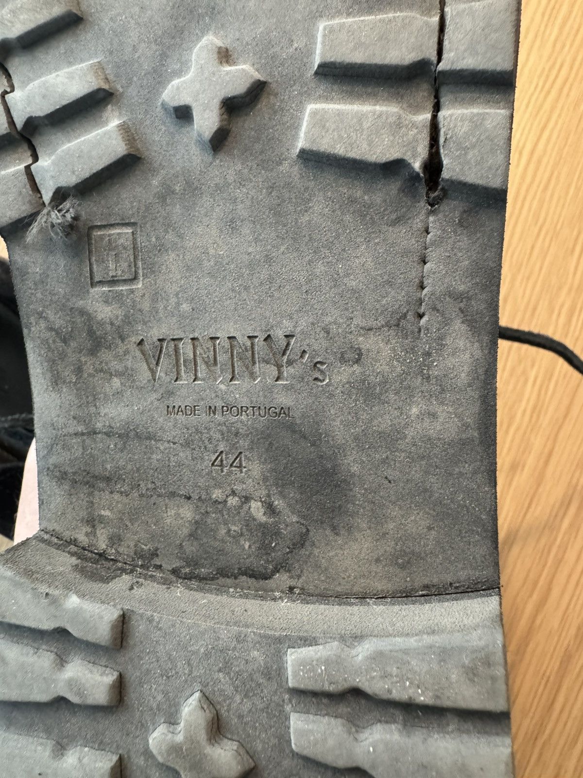 VINNY's VINNY’S Aztec Boat Shoe - Black Suede Size US 10.5 / EU 43-44 - 7 Thumbnail