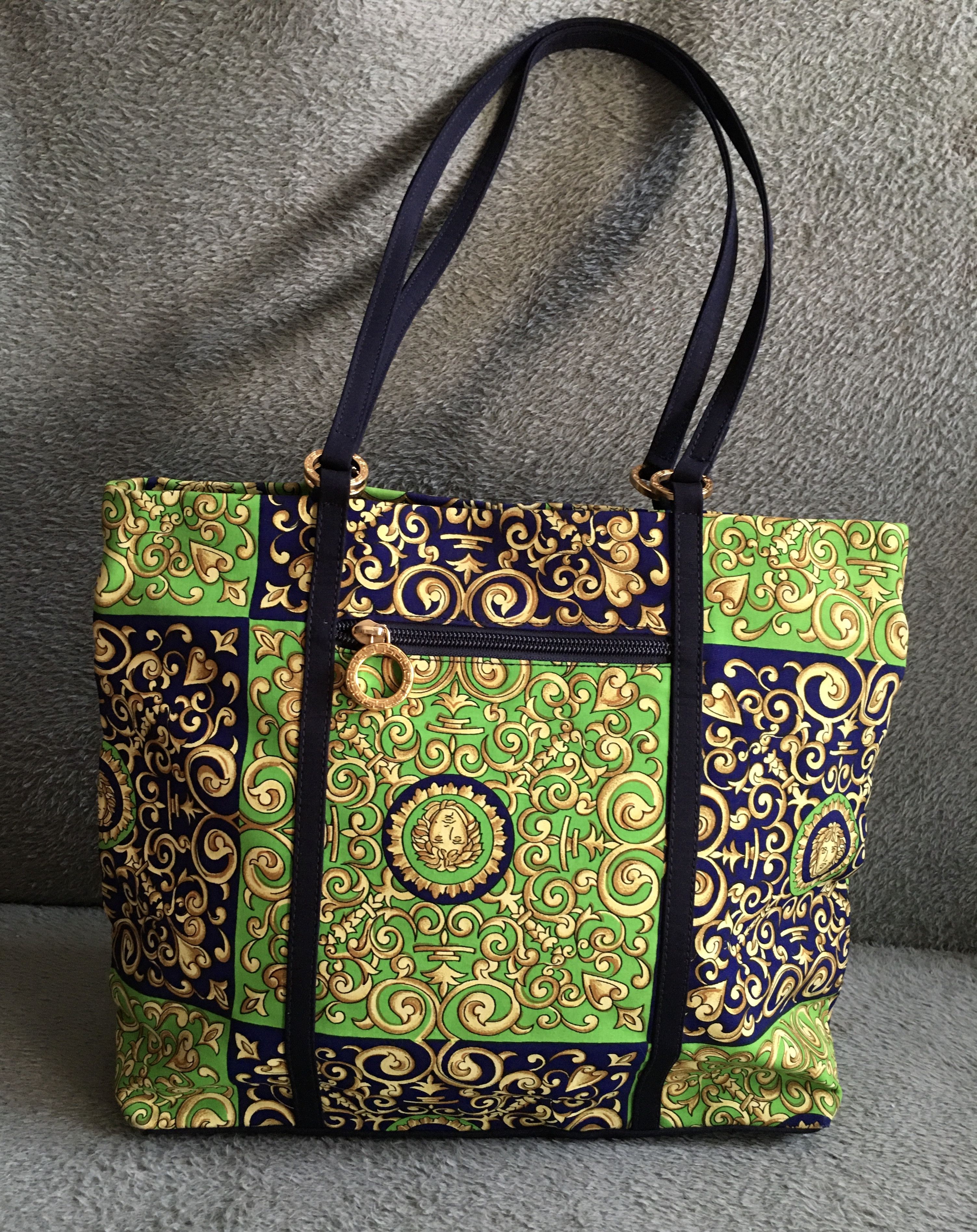 Versace Gianni Versace Canvas Medusa Shoulder Tote Bag Size ONE SIZE - 1 Thumbnail
