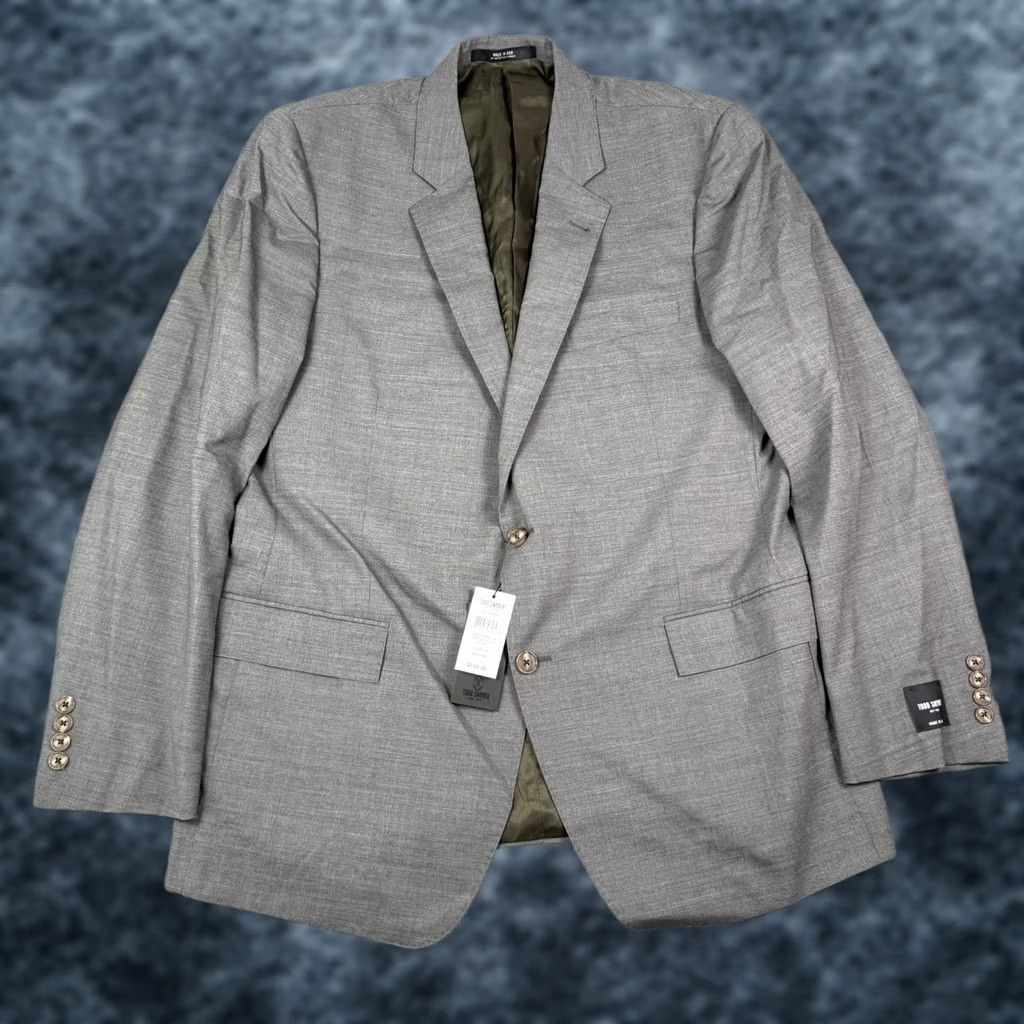 Todd Snyder Todd Snyder Trop Wool Suit Jacket Mens 44R Charcoal Gray Sutton Fit Italy NEW Size 44R - 1 Thumbnail