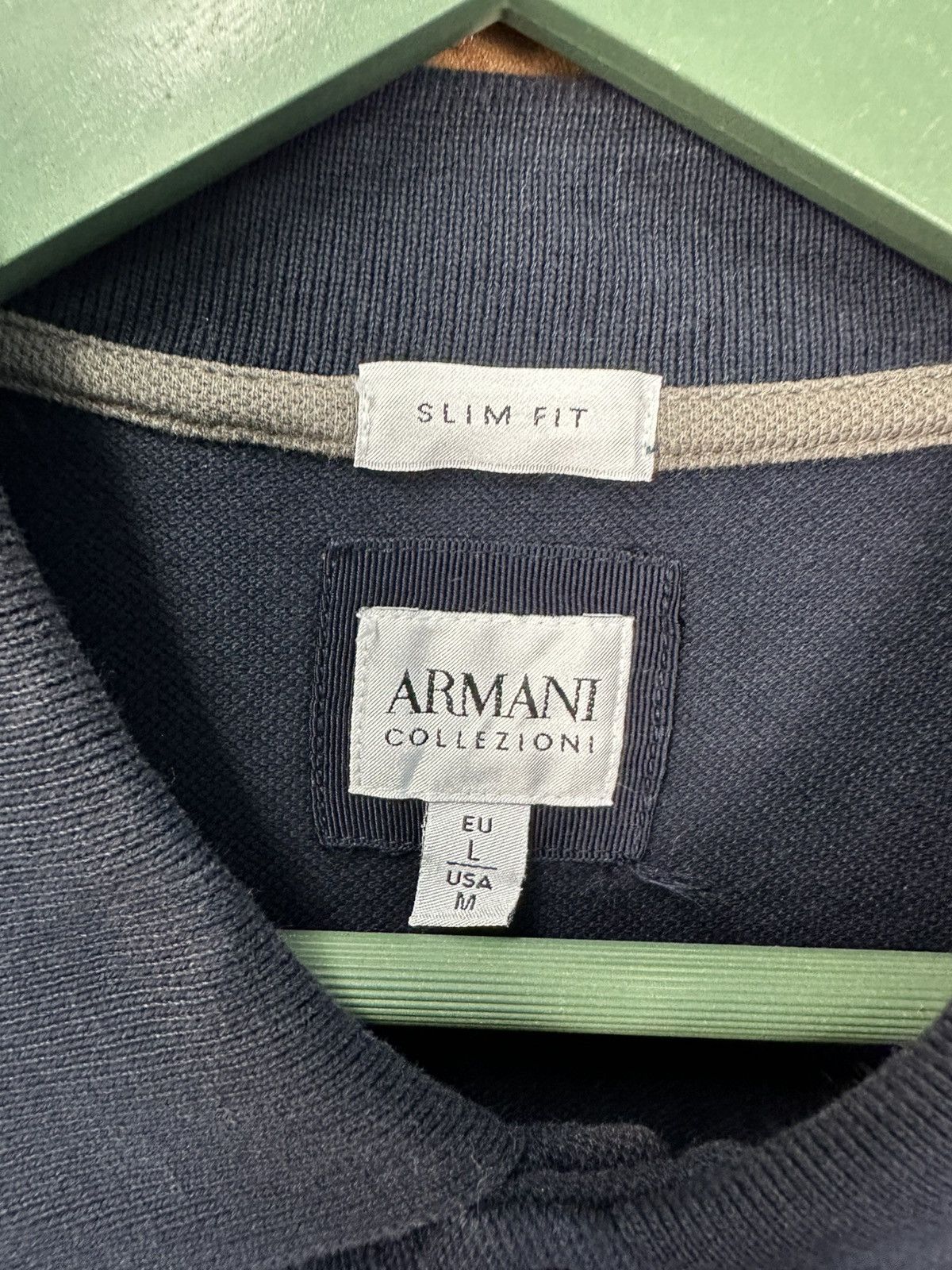 Armani Collezioni Armani Collezioni Slim Fit Polo Tee A1025 Size US M / EU 48-50 / 2 - 7 Thumbnail