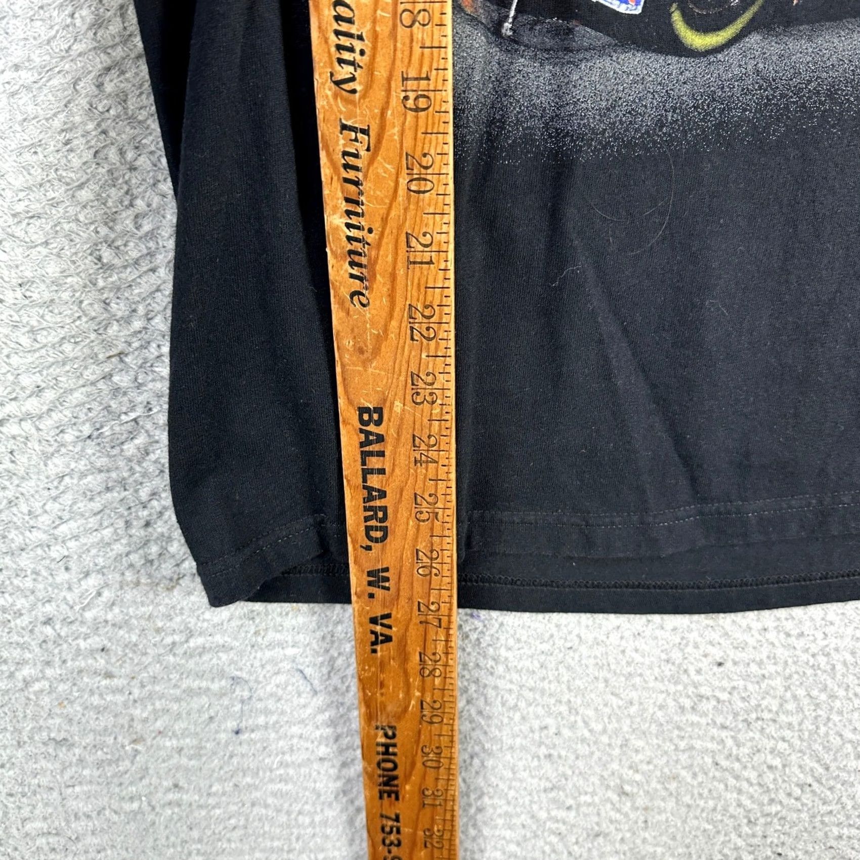 Chase Authentics Chase Authentics NASCAR Tony Stewart Mens T-Shirt Medium Black Tee Pre-shrunk Graphic Print Crew Neck Short Sleeve Cotton Breahble Easy Care Size US M / EU 48-50 / 2 - 6 Thumbnail