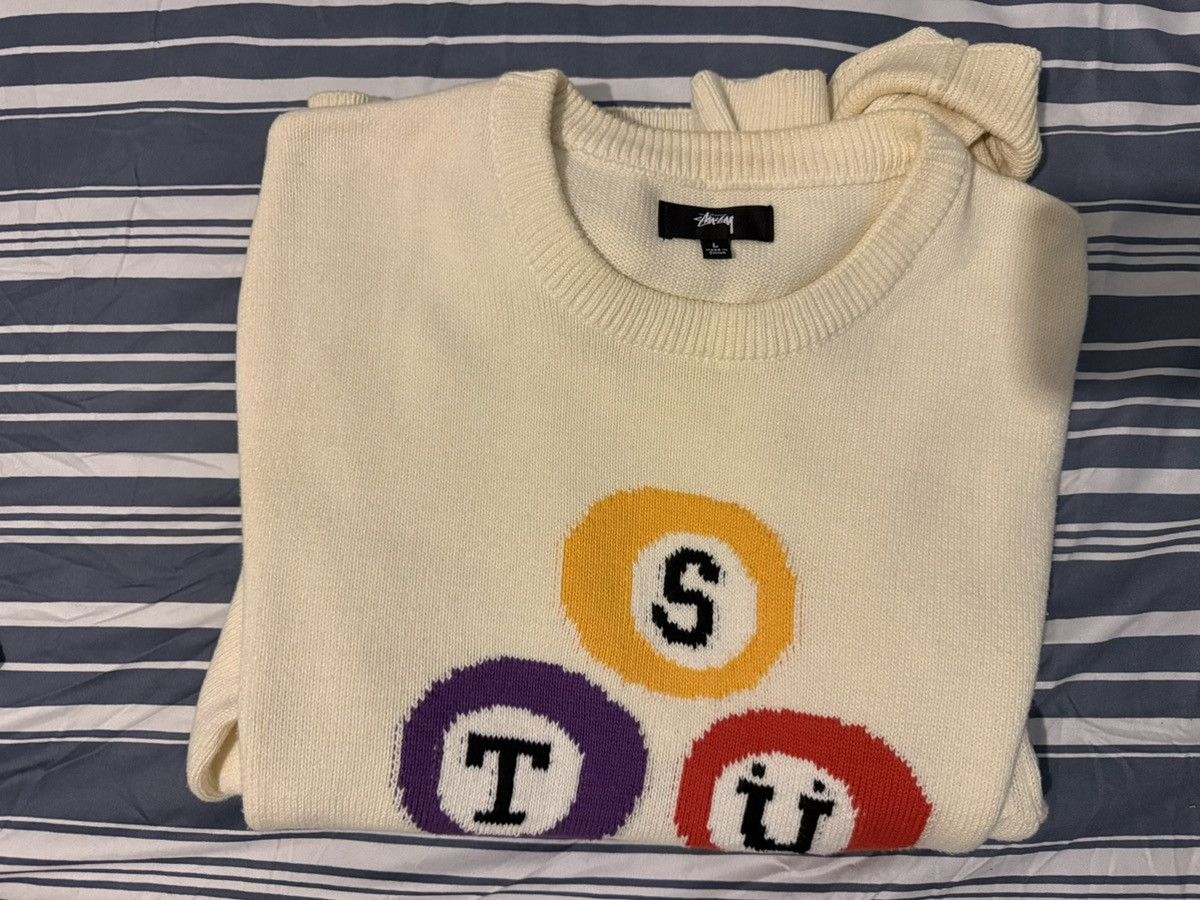 Stussy Stussy Billiard Knitted Sweater Size US L / EU 52-54 / 3 - 6 Thumbnail