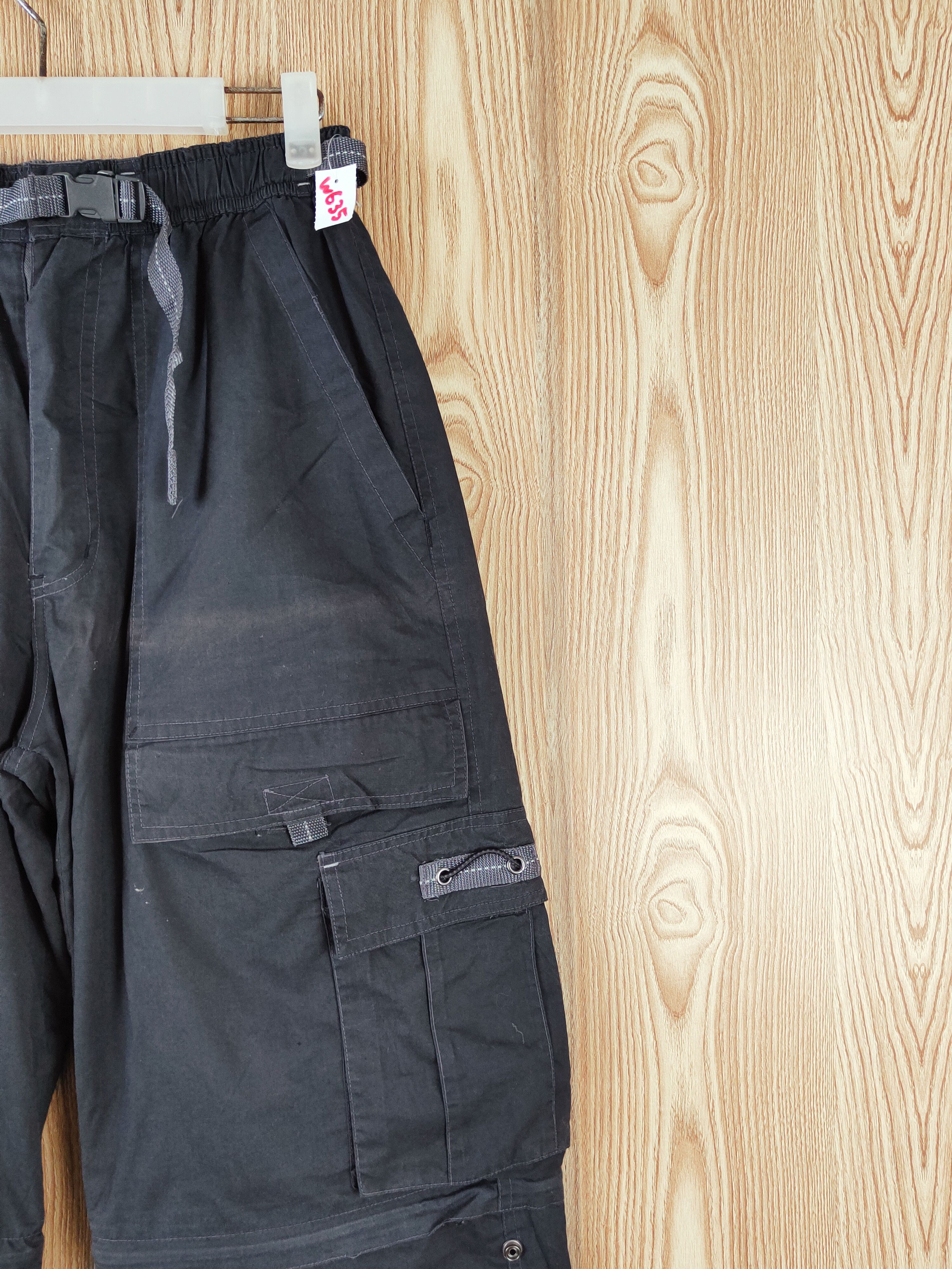 Japanese Brand Japanese Brand Black Multipocket Sweatpants #W635 Size US 30 / EU 46 - 5 Thumbnail