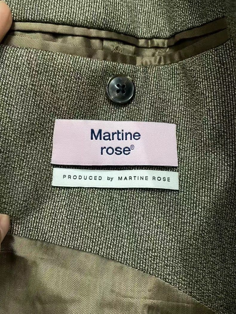 Martine Rose Martine Rose Slanted placket pleated suit jacket Size 42S - 6 Thumbnail