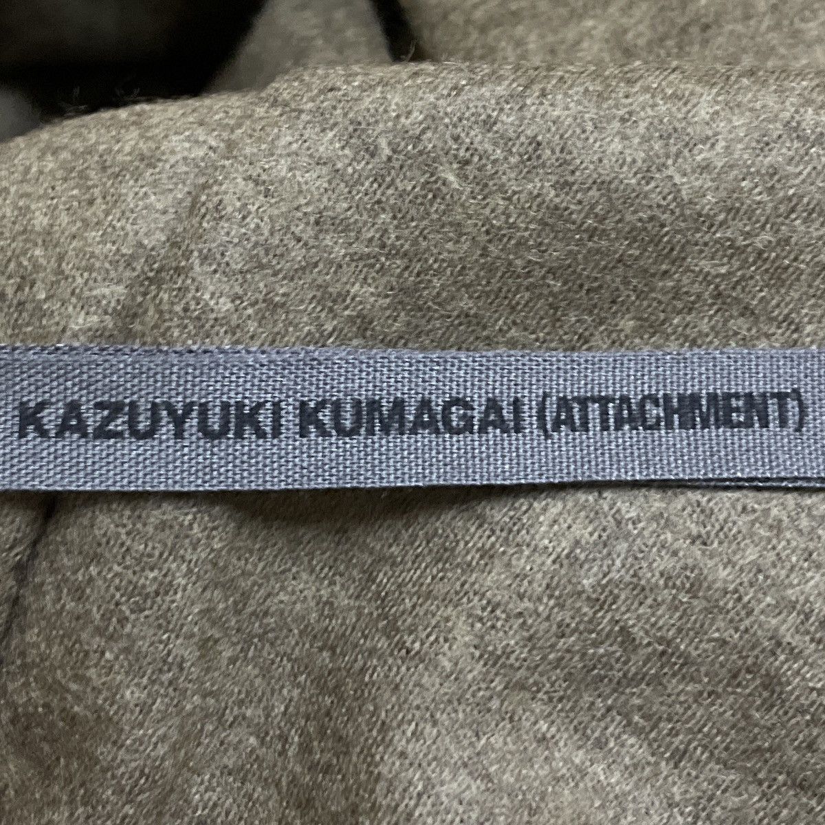 Japanese Brand × Kazuyuki Kumagai Attachment Vintage Brand Kazuyuki Kumagai Attachment Trench Coat 2000s Size US L / EU 52-54 / 3 - 9 Thumbnail