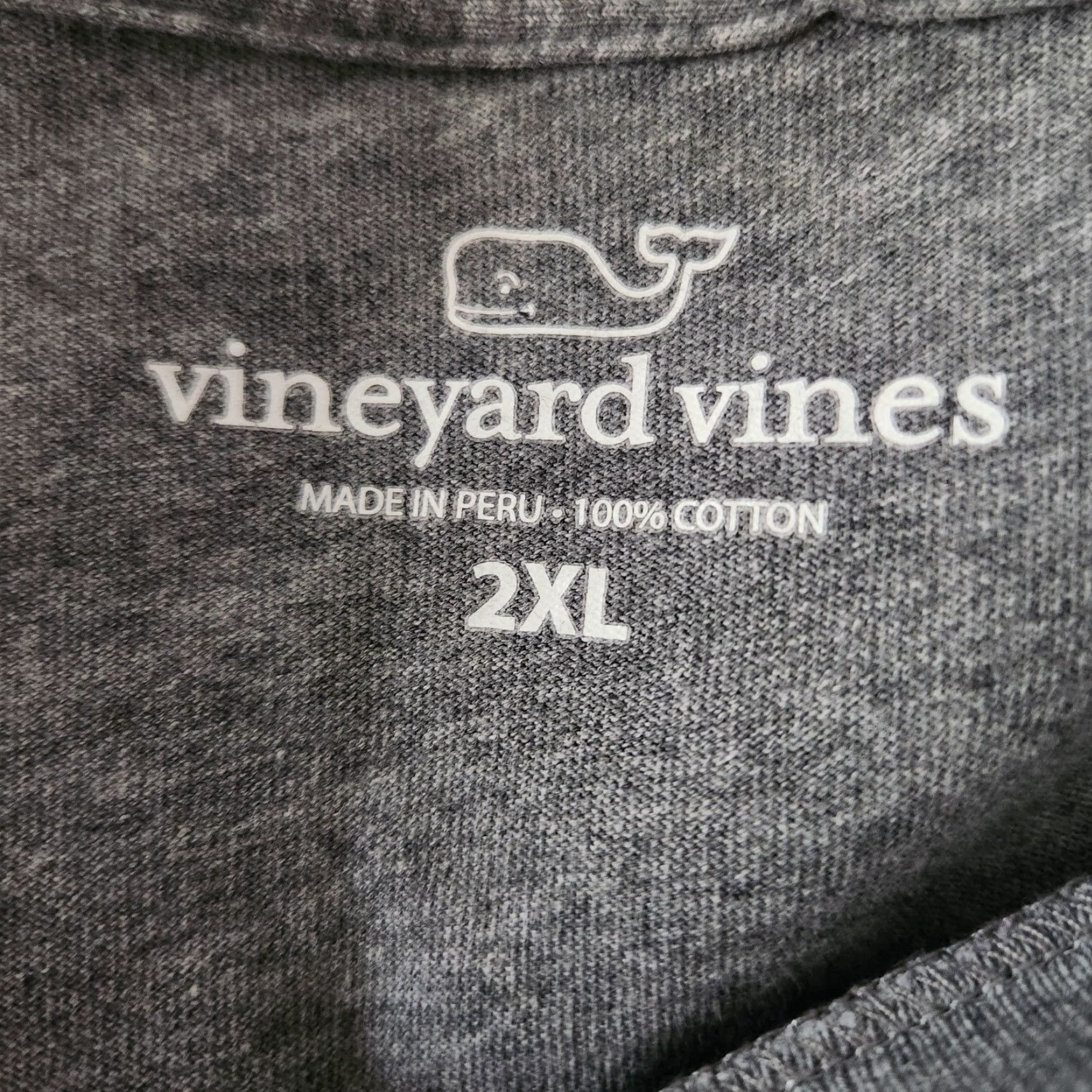 Vineyard Vines Vineyard Vines Long Sleeve T-Shirt March Madness Basketball Mens 2XL Gray Crew Neck Cotton Logo Shirt Size US XXL / EU 58 / 5 - 8 Thumbnail
