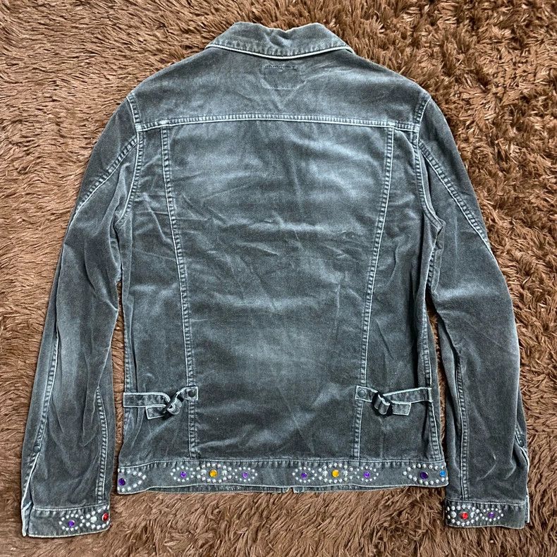 Number (N)ine Number (N)ineGemstone rivet velvet jacket 2503-Nextarrow Size US L / EU 52-54 / 3 - 2 Thumbnail