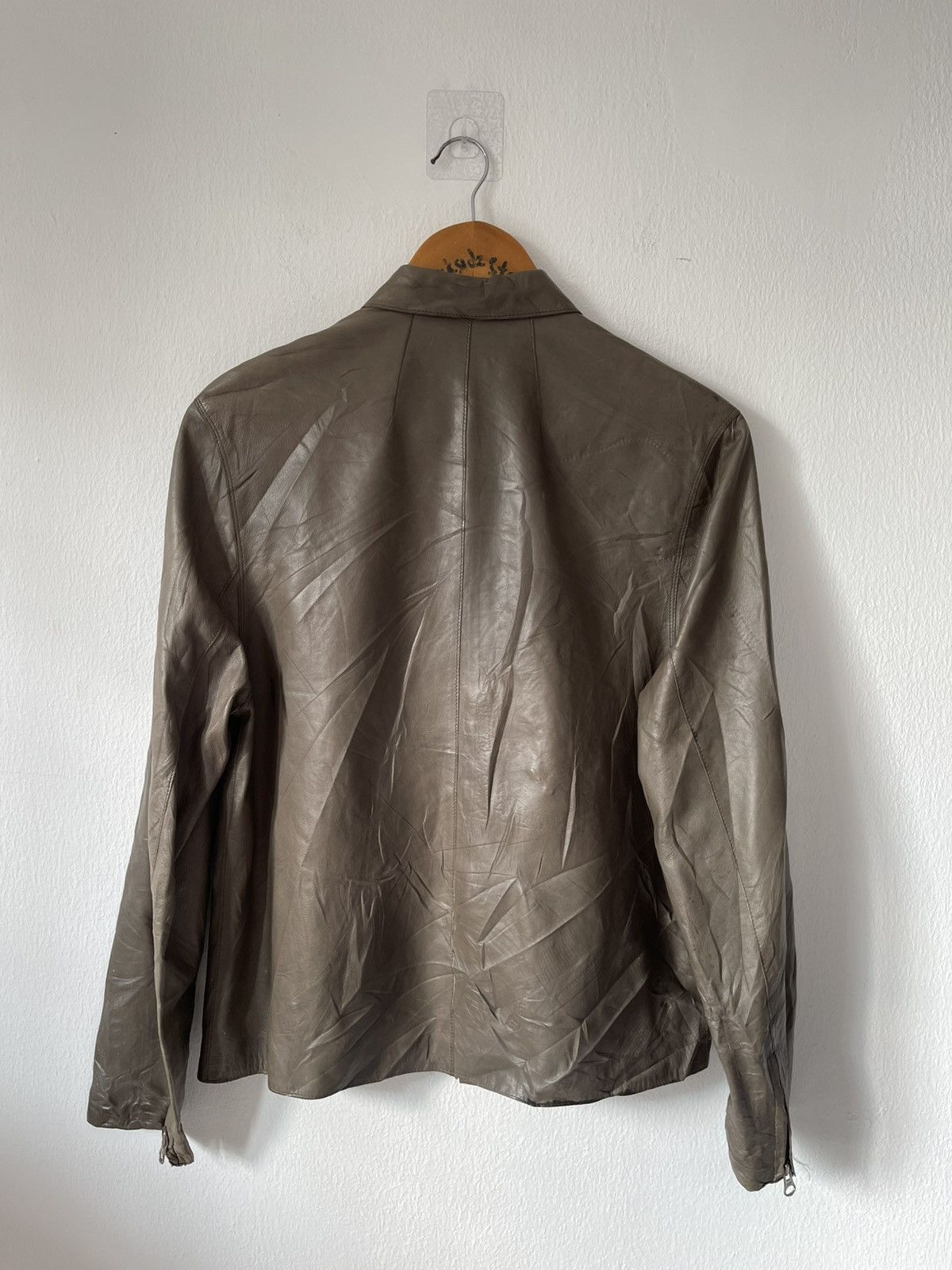 Designer Slyvie Schimmel Lamb Leather Jacket Size US XS / EU 42 / 0 - 9 Thumbnail