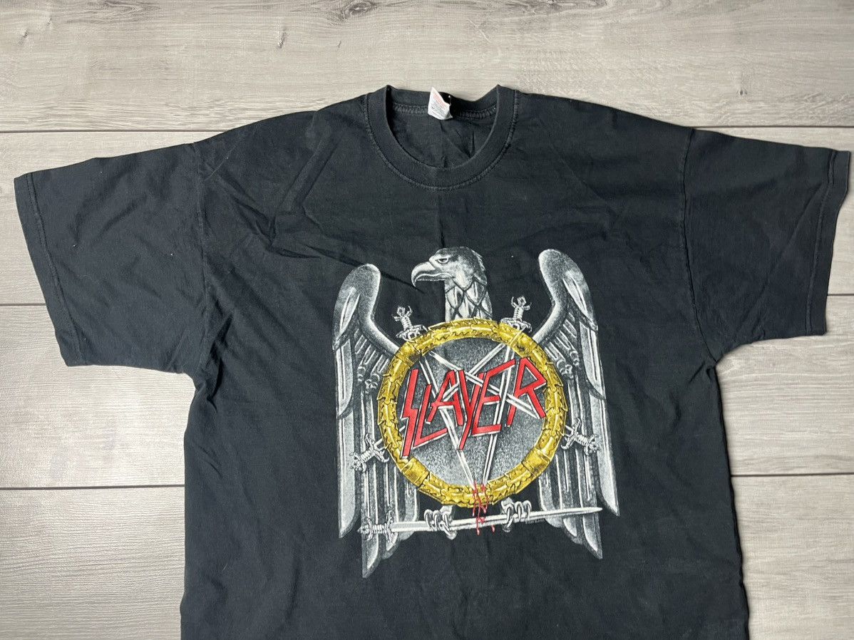 Slayer Slayer Tshirt rock band 2003 size XLarge Size US XL / EU 56 / 4 - 3 Thumbnail