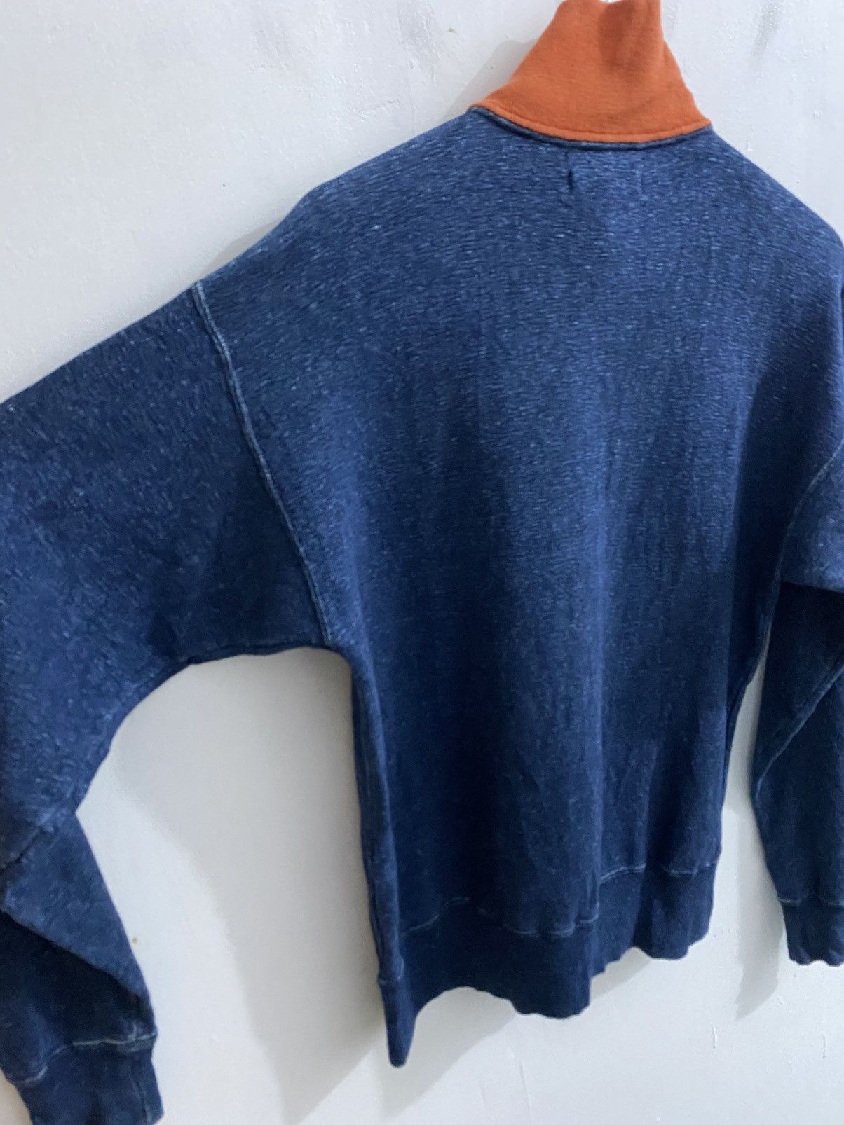 45rpm Joubu De Nagamochi 45RPM Half Zip TwoTone Sweater Size US L / EU 52-54 / 3 - 8 Thumbnail