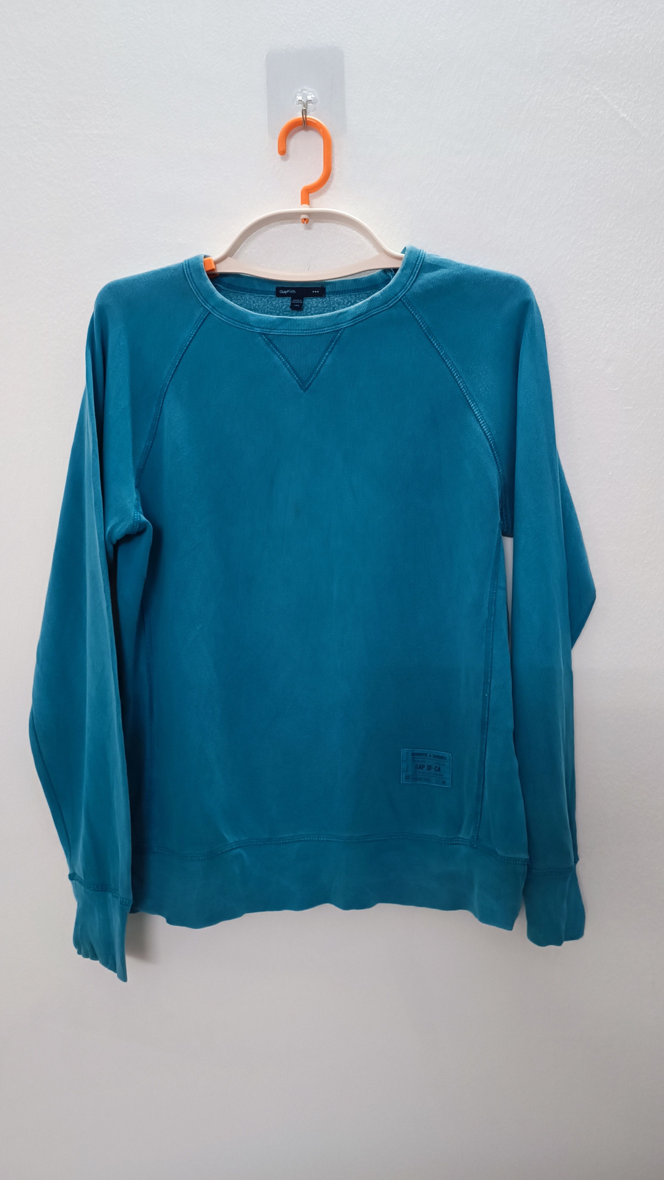 Gap × Japanese Brand Gap KIDS Vintage Look Blue Sweatshirts Size US XL / EU 56 / 4 - 1 Thumbnail
