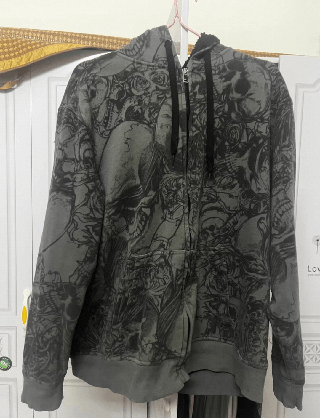 Affliction faded glory affliction skull full print zipup hoodie Size US L / EU 52-54 / 3 - 1 Thumbnail