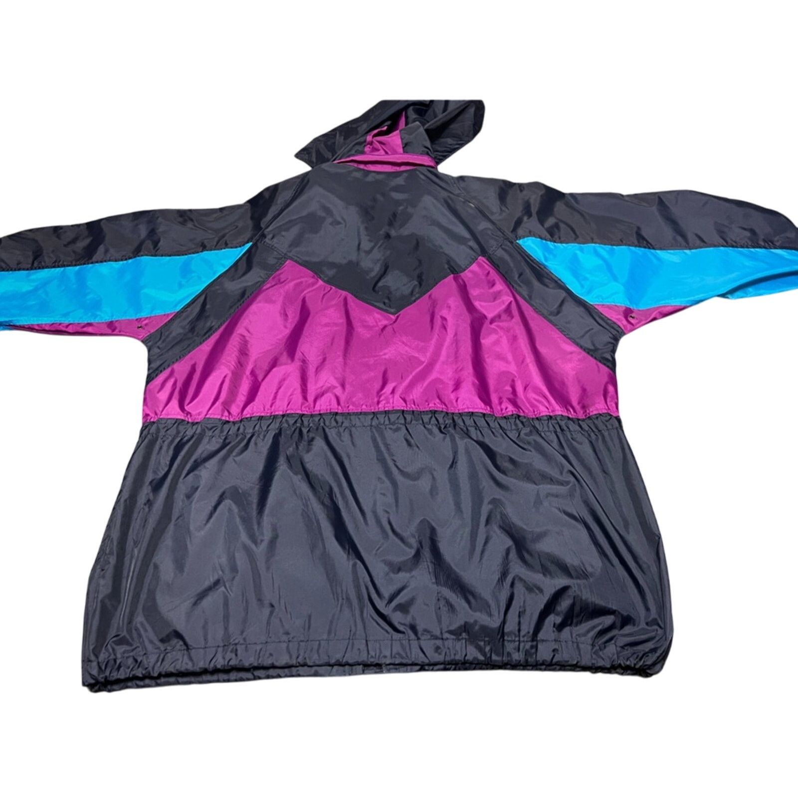 Adidas Vintage adidas Jacket Mens XL Purpe Windbreaker Hooded 80’s Size US XL / EU 56 / 4 - 2 Thumbnail