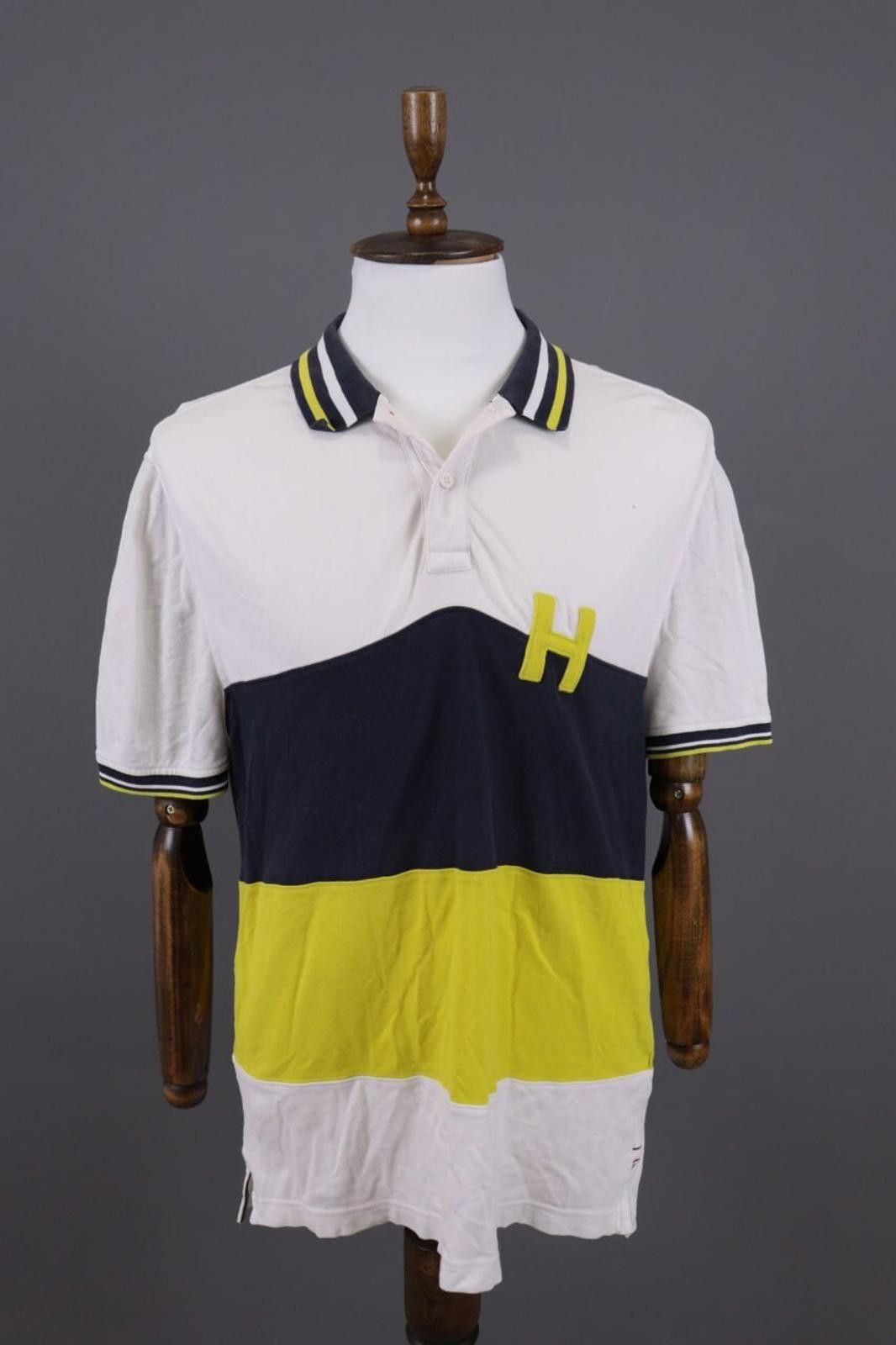 Tommy Hilfiger Tommy Hilfiger Stretch Multicolor Striped Polo Shirt Size L Size US L / EU 52-54 / 3 - 4 Thumbnail