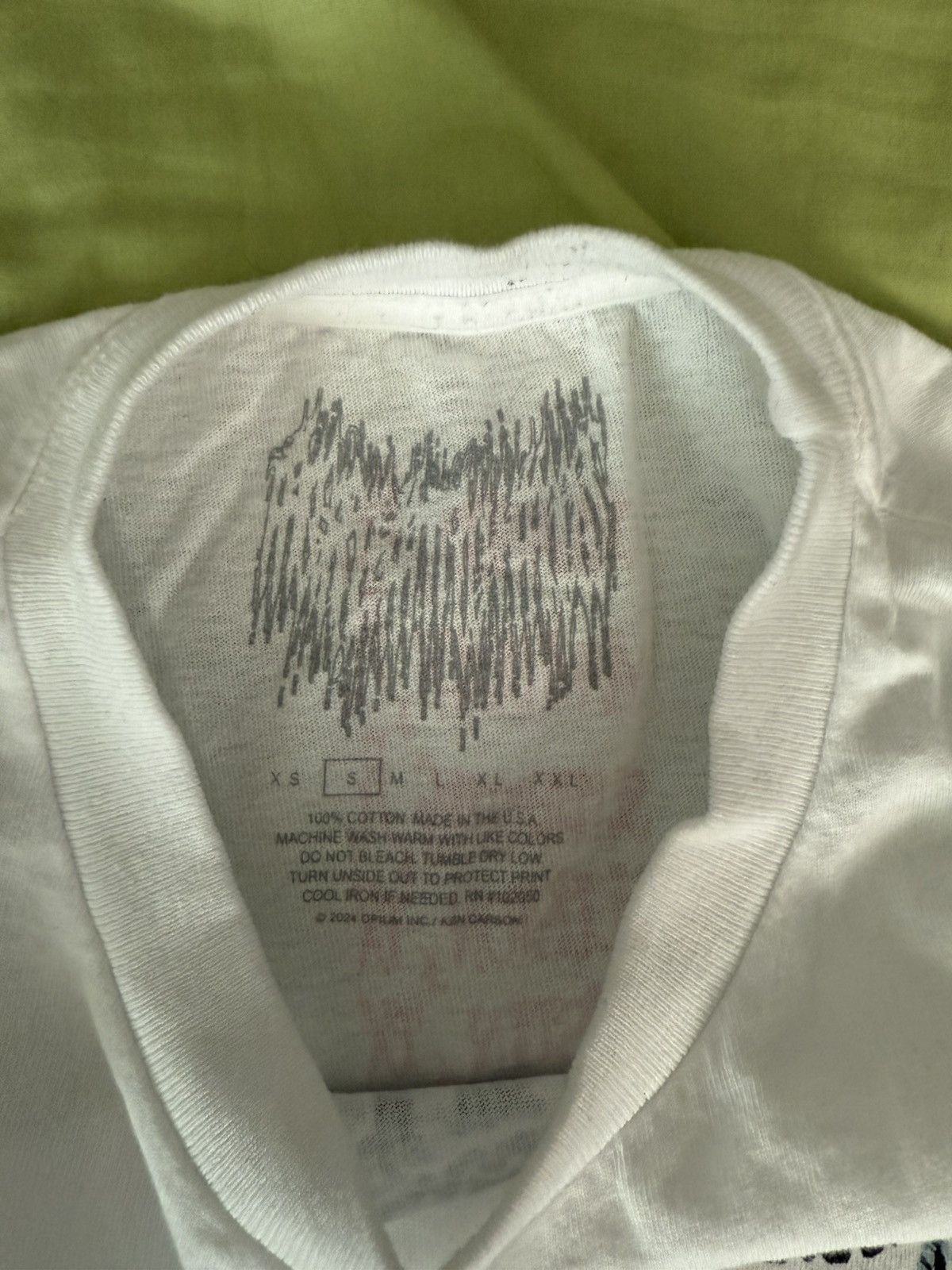 Ken Carson Chaos Error White Tee Size US S / EU 44-46 / 1 - 4 Thumbnail