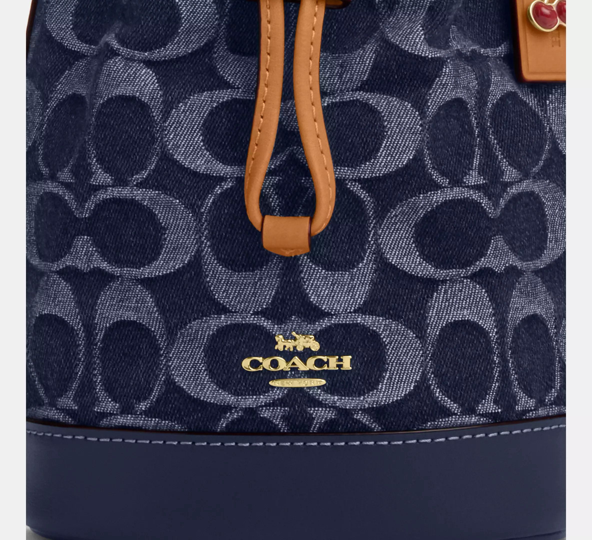 Coach Mini Bucket Bag In Signature Denim CY740 Size ONE SIZE - 15 Thumbnail