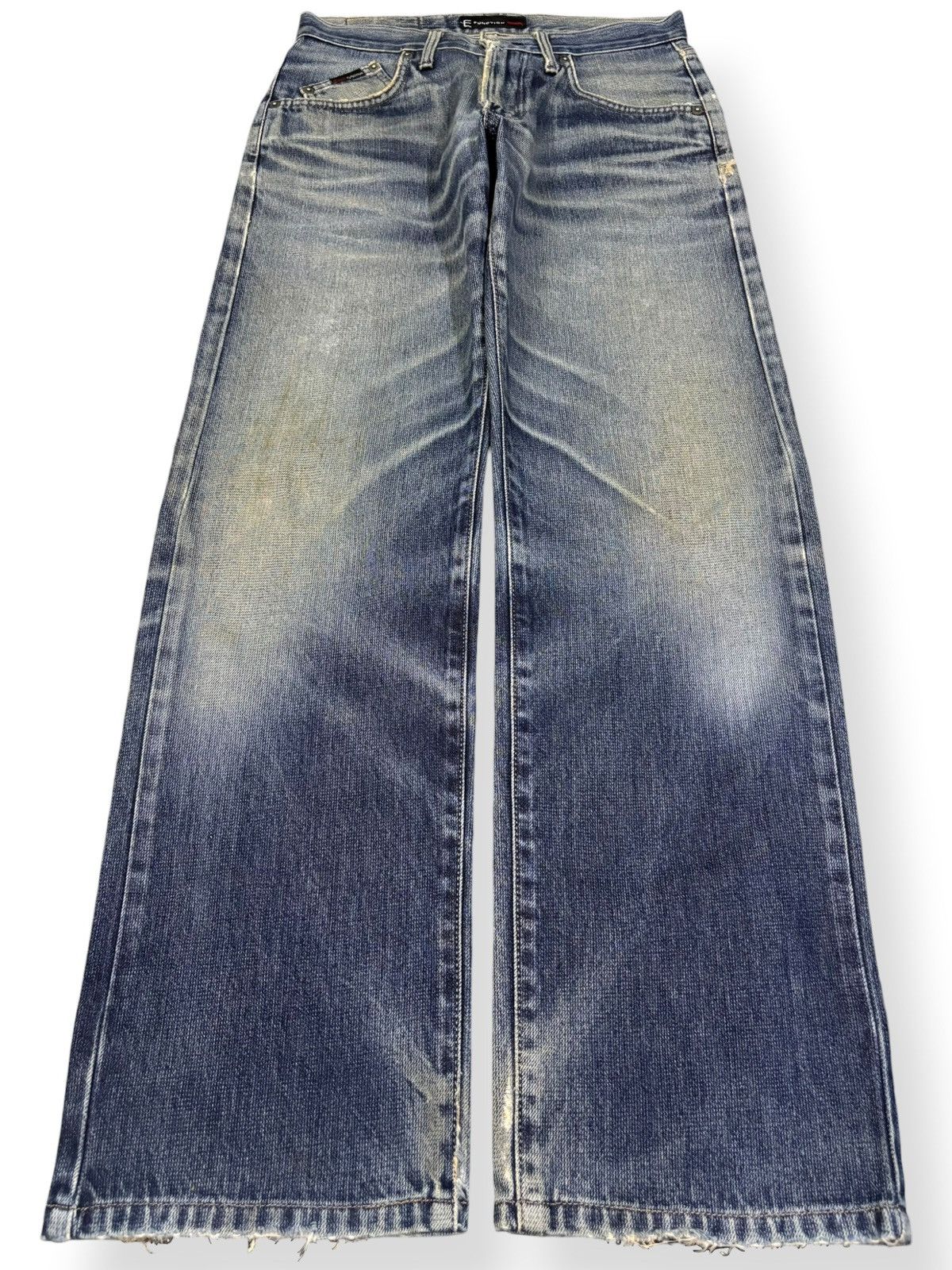Edwin Edwin EZ-503 E Function Whiskers Rusty Wash Loose Fit Jeans Size US 29 - 1 Thumbnail
