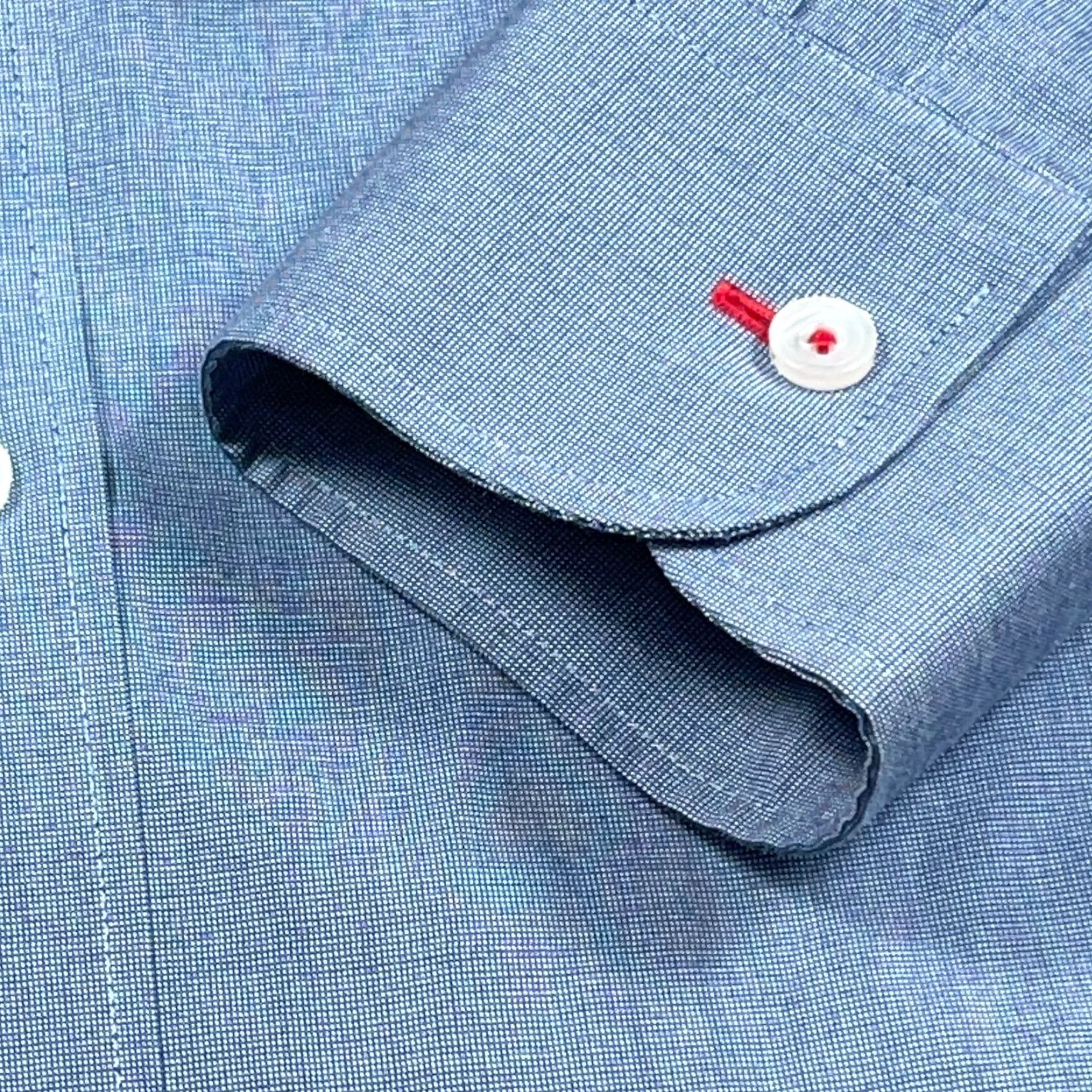 UNTUCKit UNTUCKit Shirt Men Medium Blue Button Up Slim Fit Dress Casual Cotton Pocket Shirt Size US M / EU 48-50 / 2 - 6 Thumbnail
