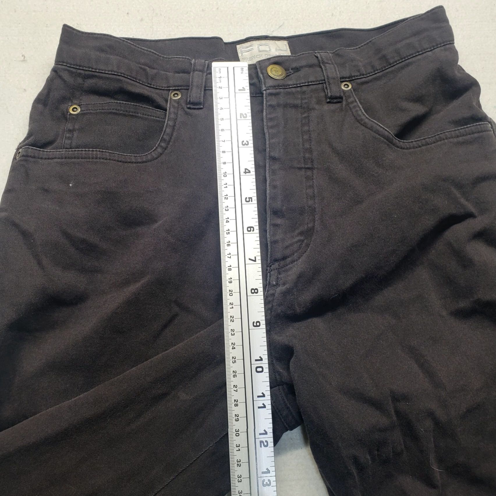 Vintage FDJ French Dressing Jeans Skinny Slim Jegging Black Stretch Women's Size 6 Size 28" / US 6 / IT 42 - 5 Thumbnail