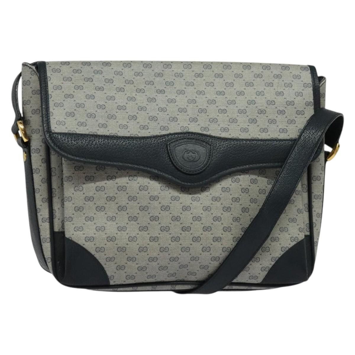 Gucci GUCCI Micro GG Supreme Shoulder Bag Pvc Navy Gold 001 116 Size ONE SIZE - 1 Thumbnail