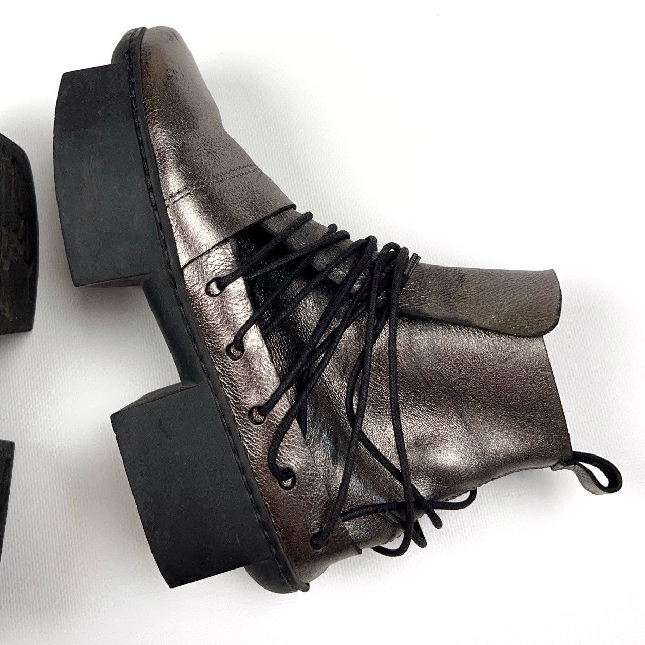 Trippen Trippen Platform Leather Shoes Geisha Happy Dream Avantgarde Size US 5 / IT 35 - 16 Thumbnail
