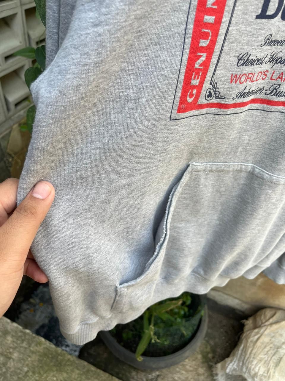 Budweiser vintage budweiser hoodie Logo Beer City print Size US L / EU 52-54 / 3 - 7 Thumbnail