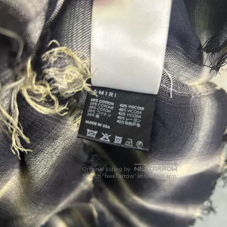 Amiri Amiri Black and white checkered shirt Size US M / EU 48-50 / 2 - 4 Thumbnail