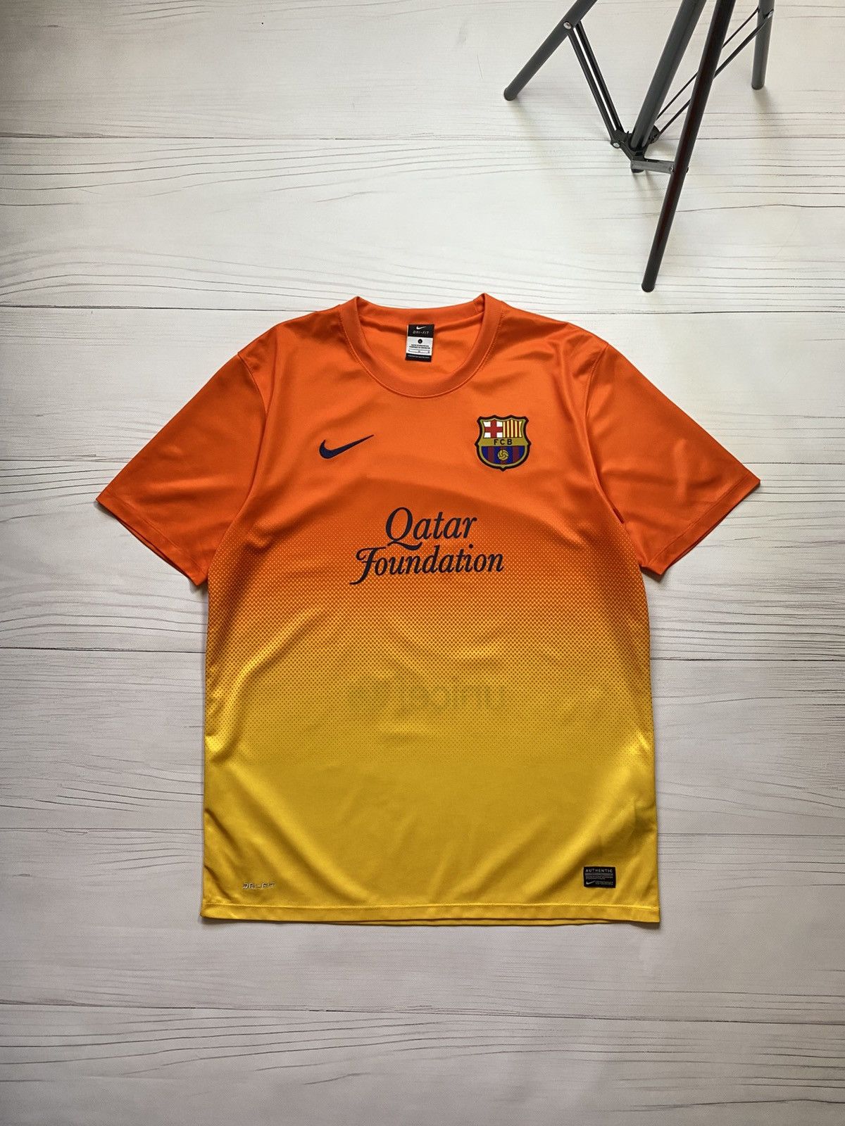 Nike Vintage Nike Barcelona 2012/13 away soccer football jersey Size US L / EU 52-54 / 3 - 1 Thumbnail