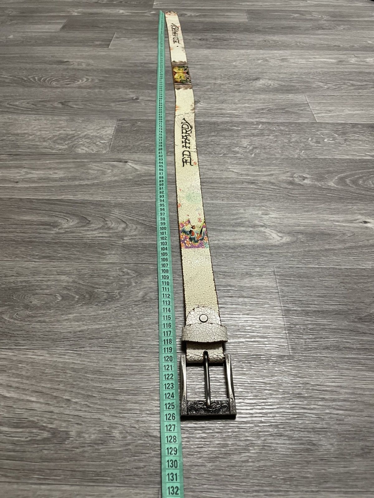 Ed Hardy Vintage Ed Hardy Tattoo Graphic Leather Belt Y2K Size ONE SIZE - 21 Thumbnail