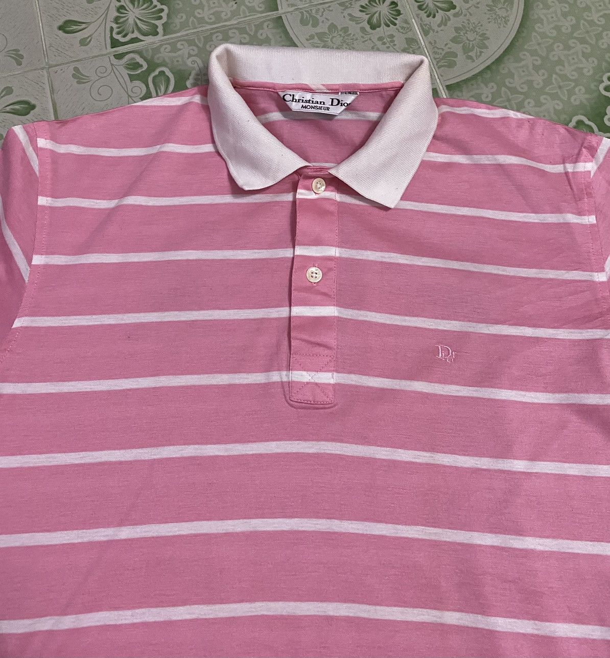 Christian Dior Monsieur × Vintage Vintage christian dior monsieur stripes polo shirt Size US S / EU 44-46 / 1 - 3 Thumbnail