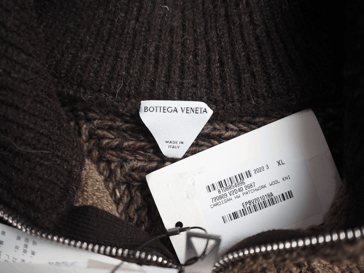 Bottega Veneta 22AW Neutral Patchwork Jacket