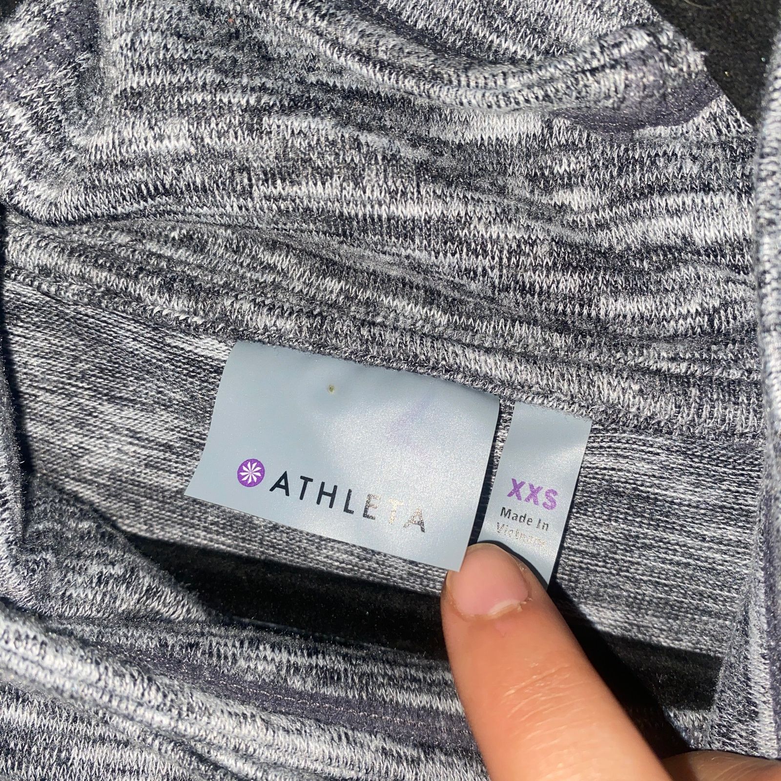 Athleta Athleta Heathered Gray Techie Sweat Pullover Sweatshirt XXS Size XXS / US 00 / IT 34 - 5 Thumbnail