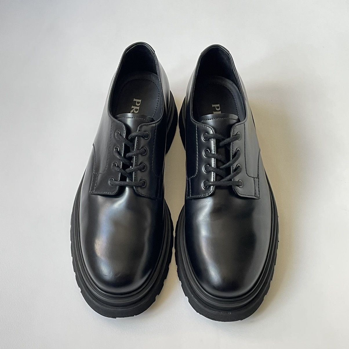 A/W 19 Spazzolato Leather Derby Shoes