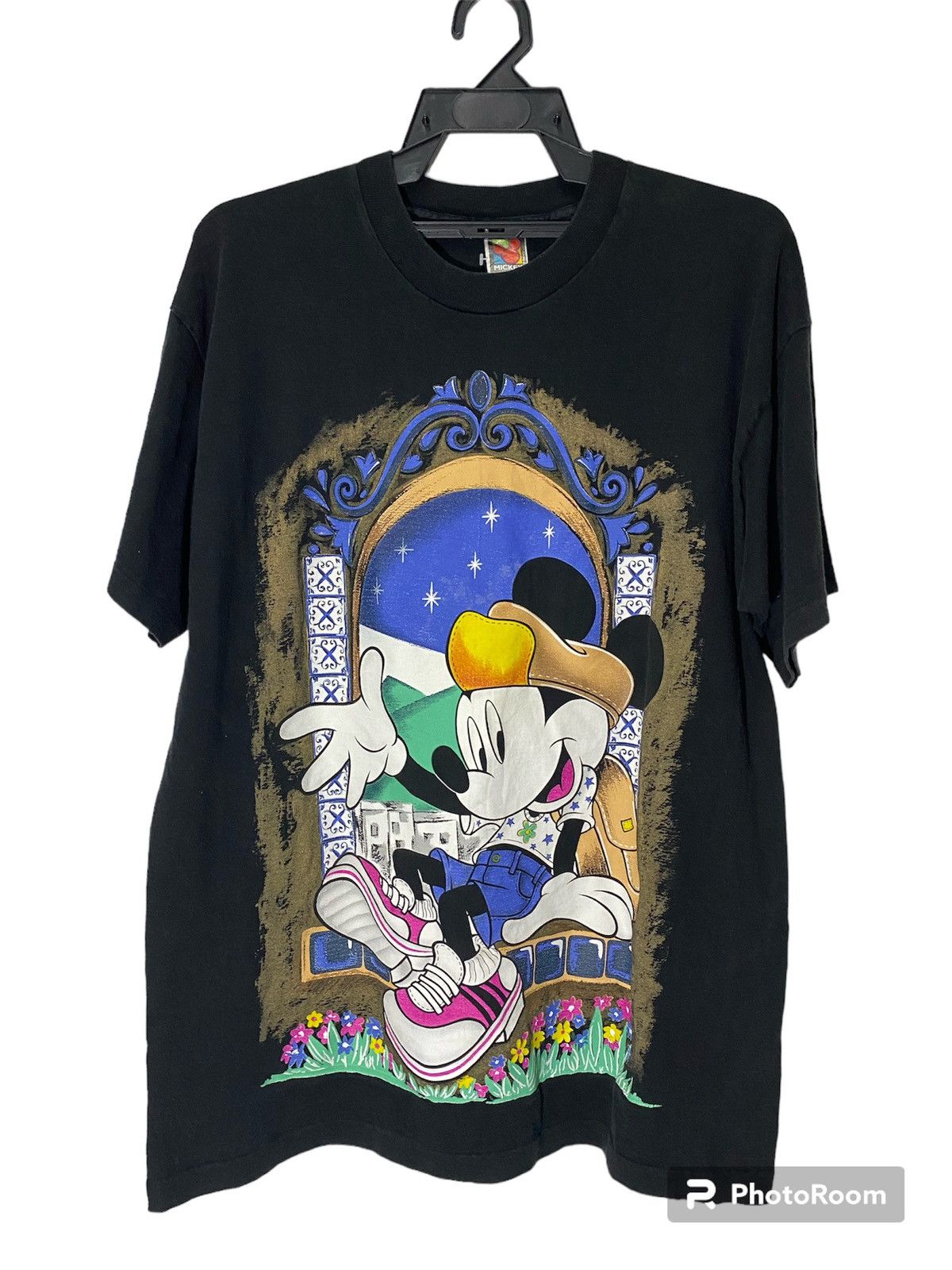 Mickey Mouse × Vintage VINTAGE MICKEY MOUSE UNLIMITED BIG PRINT Size US XL / EU 56 / 4 - 1 Thumbnail