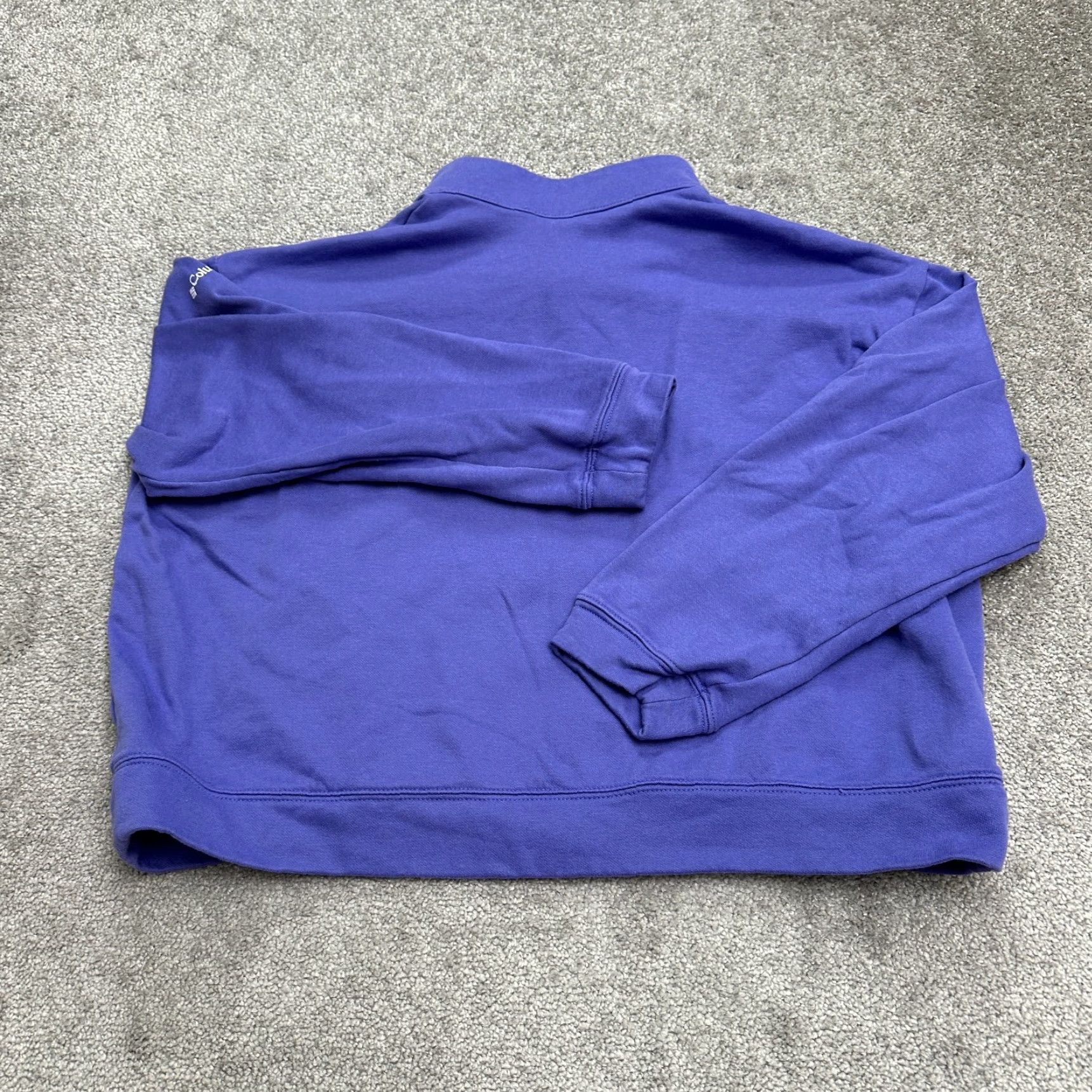 KangaROOS COLUMBIA 1/4 Zip Sweatshirt Womens Plus 2X Purple Fleece Casual Kangaroo Pocket Activewear Size XXL / US 16-18 / IT 52-54 - 2 Thumbnail