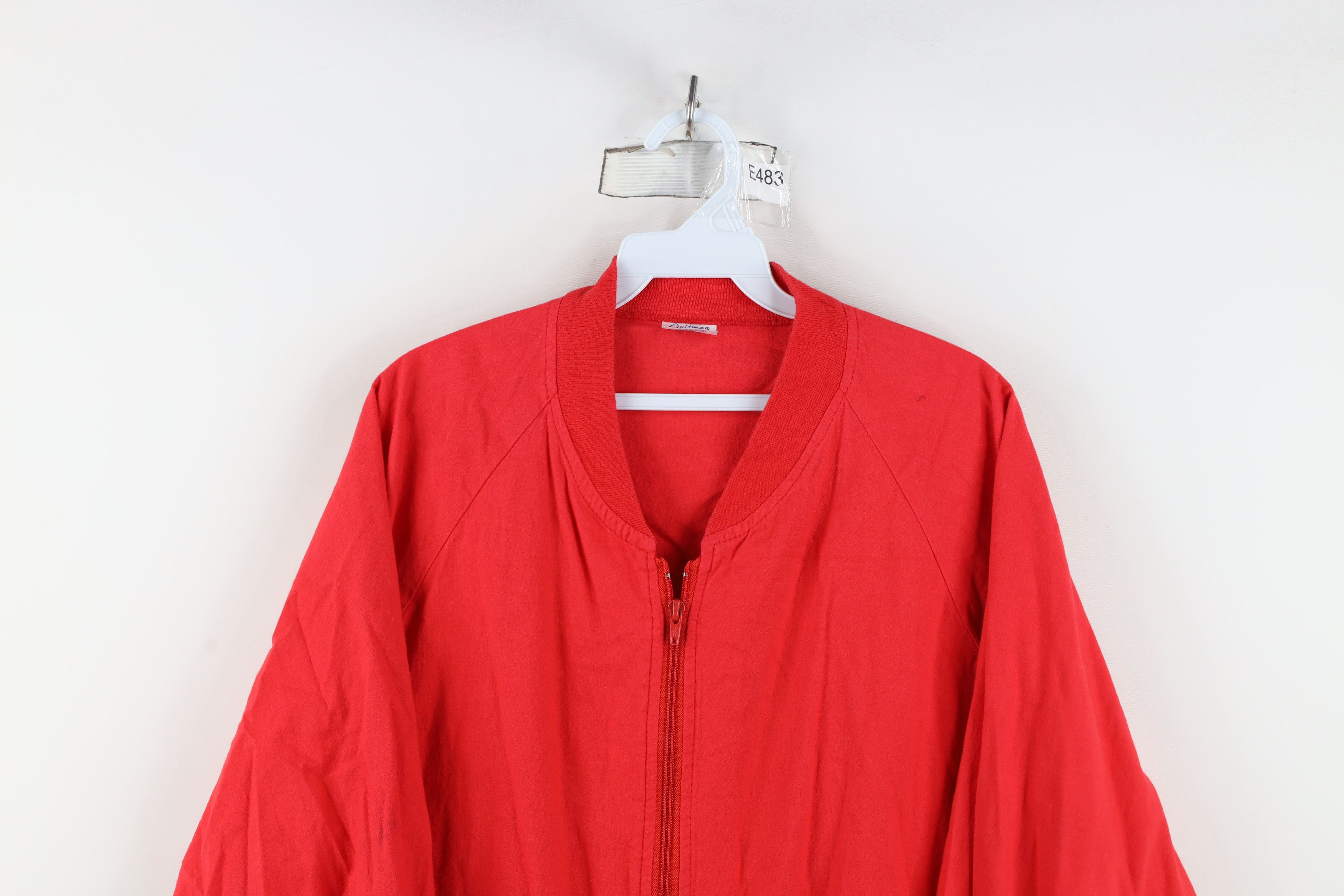 Vintage Vintage 90s Streetwear Blank Lightweight Bomber Jacket USA Size US M / EU 48-50 / 2 - 2 Thumbnail