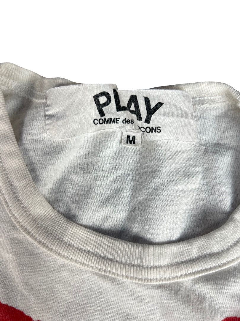 Comme des Garcons Comme des Garçons PLAY Heart Logo T-Shirt – White (Size XL) Size US XL / EU 56 / 4 - 2 Thumbnail