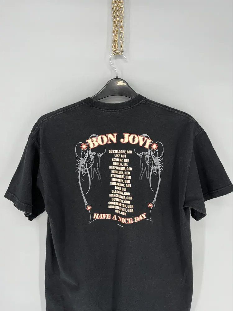 Bon Jovi Vintage Y2K Bon Have A Nice Day 2005 Jovi T-Shirt Size US L / EU 52-54 / 3 - 8 Thumbnail