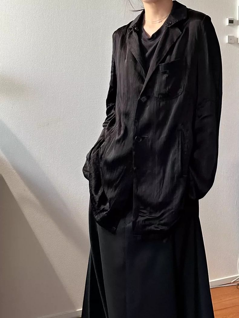 Yohji Yamamoto Yohji Yamamoto Silk jacket 2505-Nextarrow Size US S / EU 44-46 / 1 - 4 Thumbnail