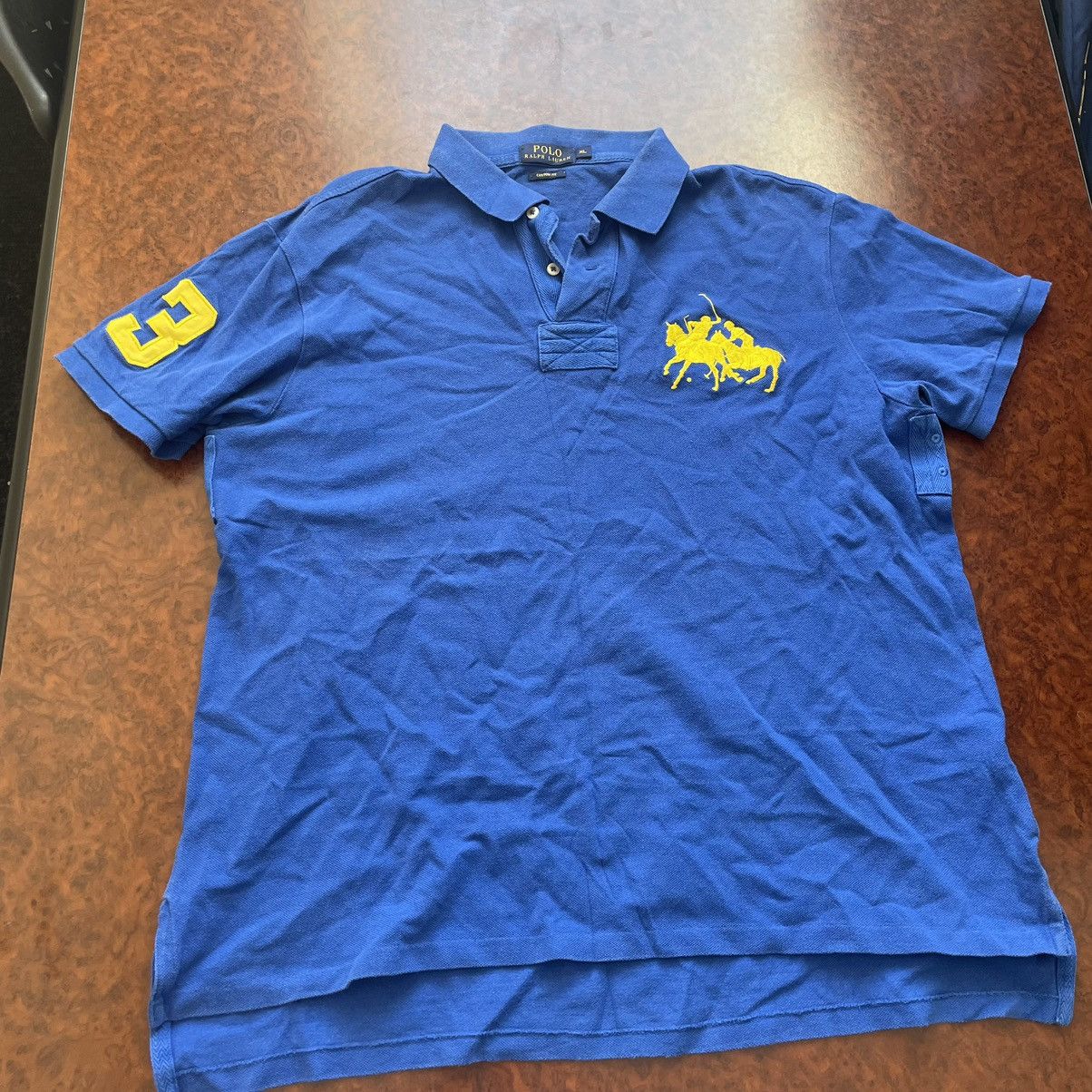 Polo Ralph Lauren × Vintage Tee shirt 3 blue Polo Ralph Lauren CHIEF KEEF rrl old money Size US XL / EU 56 / 4 - 1 Thumbnail