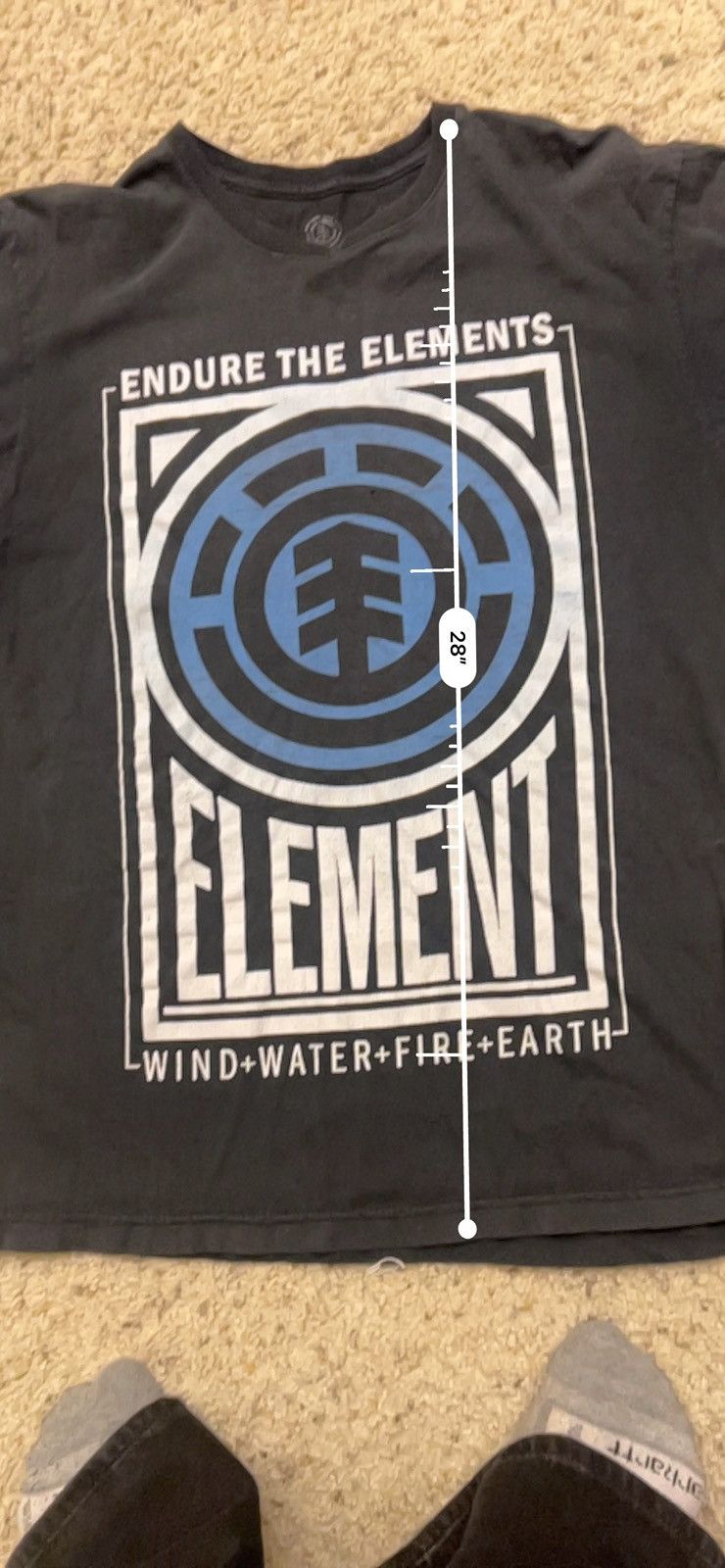 Element × Vintage Sick faded element AOP Y2K tee Size US L / EU 52-54 / 3 - 5 Thumbnail