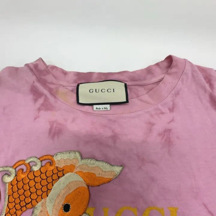 Gucci Gucci Gucci Embroidered Print Round Neck T-Shirt -2506 Size US XS / EU 42 / 0 - 6 Thumbnail